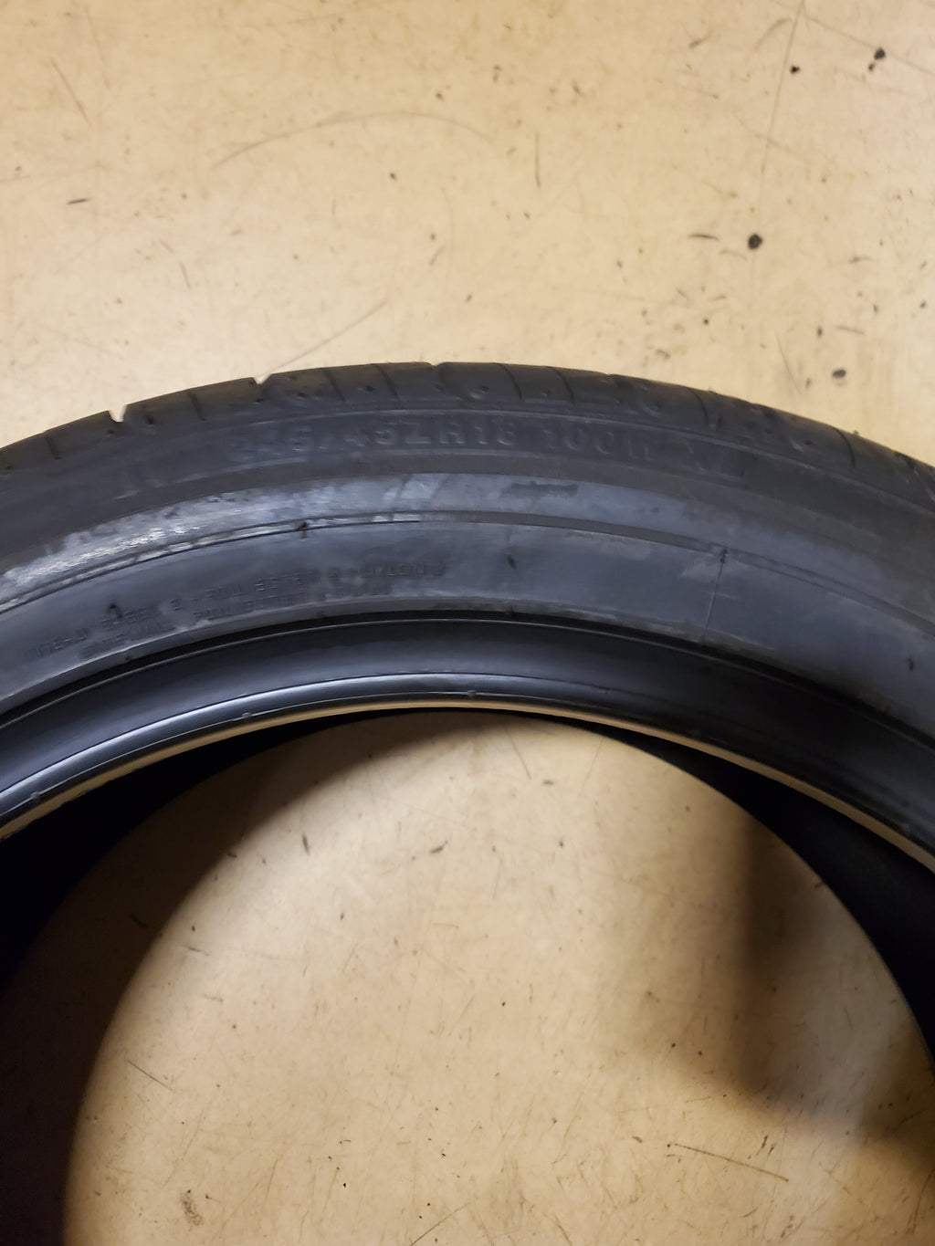 KUMHO ECSTA LX PLATINUM BSW P 245 45 18 100W ALL SEASON TIRE 2107283