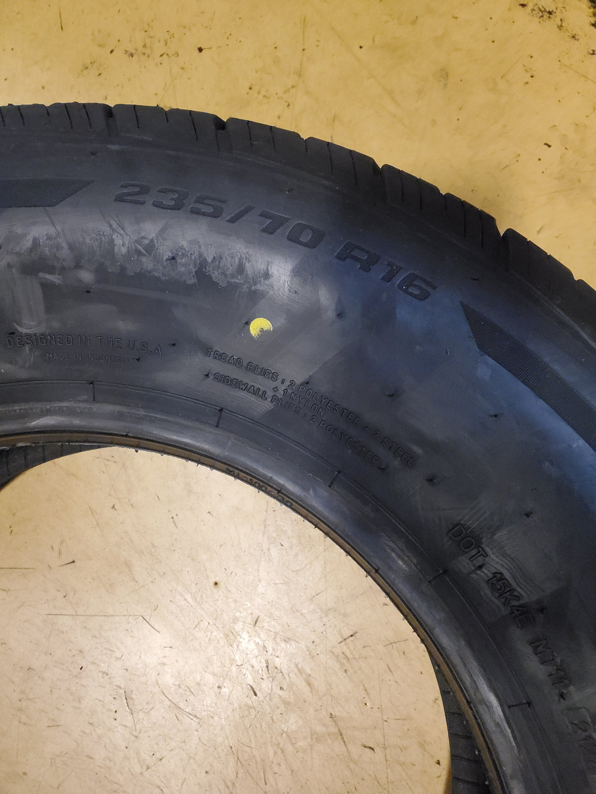 BFGOODRICH ADVANTAGE CONTROL BSW P 235 70 16 106T ALL SEASON TIRE 02584