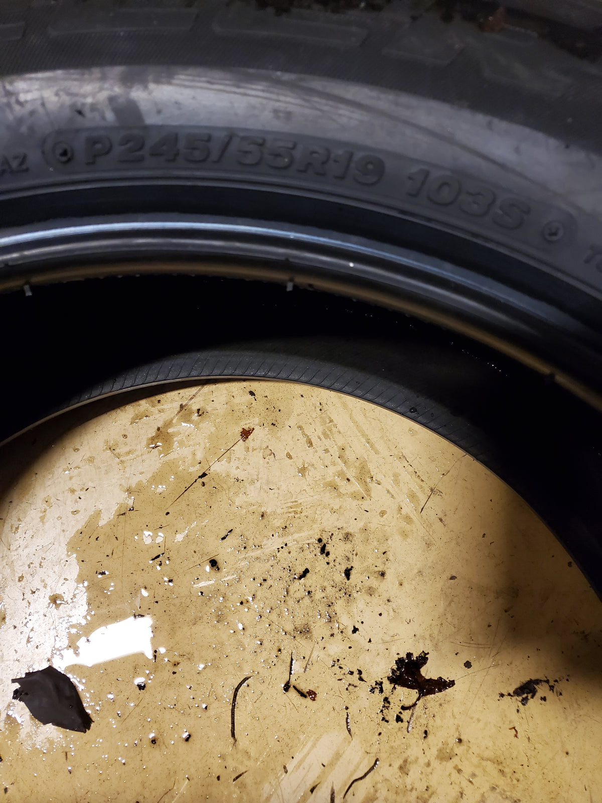 2 BRIDGESTONE DUELER H/L 400 BSW P 245 55 19 103S ALL SEASON TIRE 086131