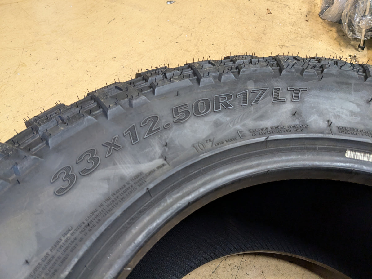 TBB TS-67 M/T BSW LT 33 12.50 17 120Q E MUD TERRAIN TIRE TBBP65181