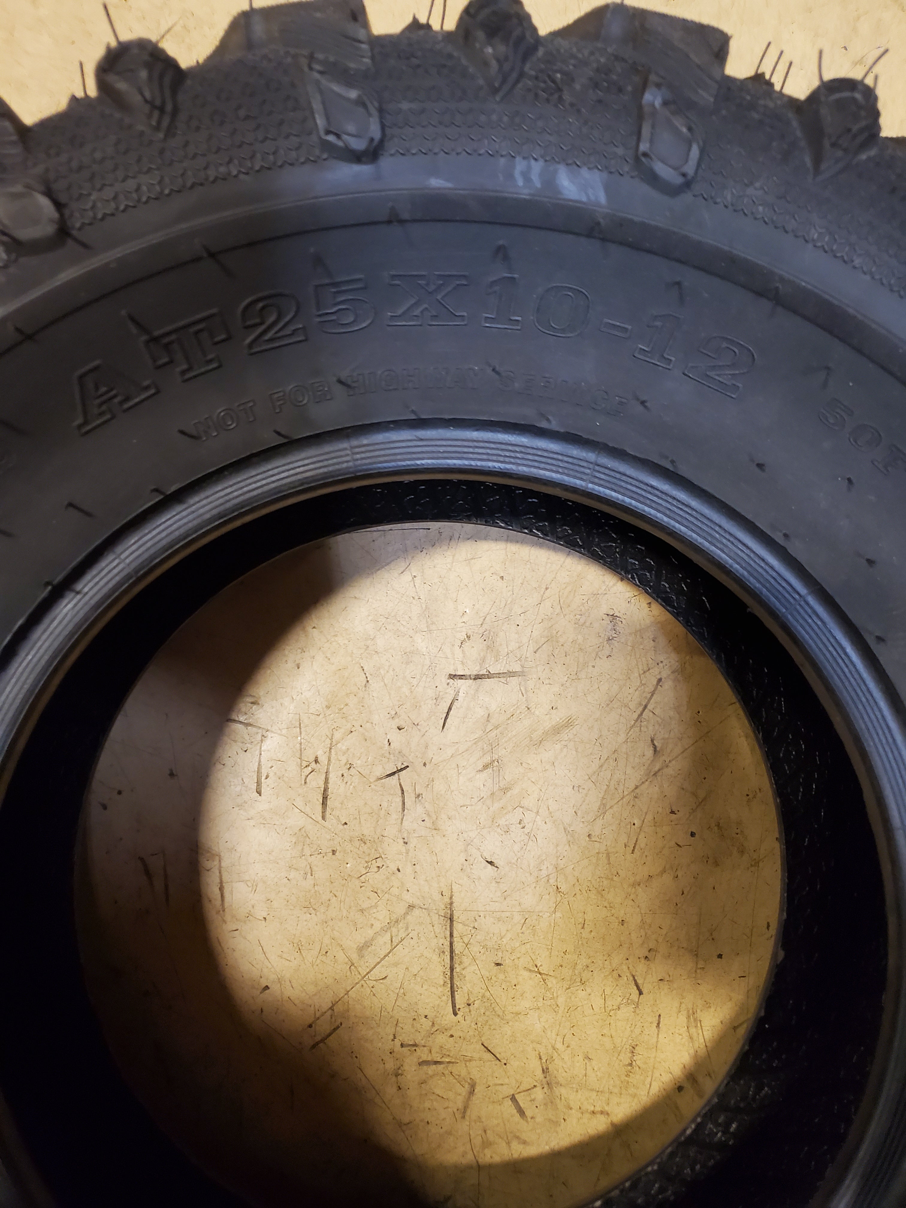 MASSFX GRINDER BSW AT 25 10 12 50F 6PLY ATV/UTV TIRE ‎MG251012