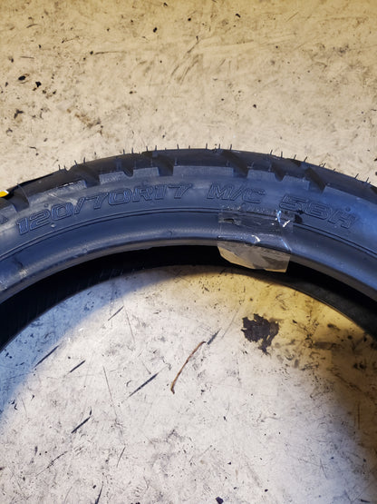 SHINKO 705 TRAIL MASTER BSW 120 70 17 58H FRONT MOTORCYCLE TIRE 874529