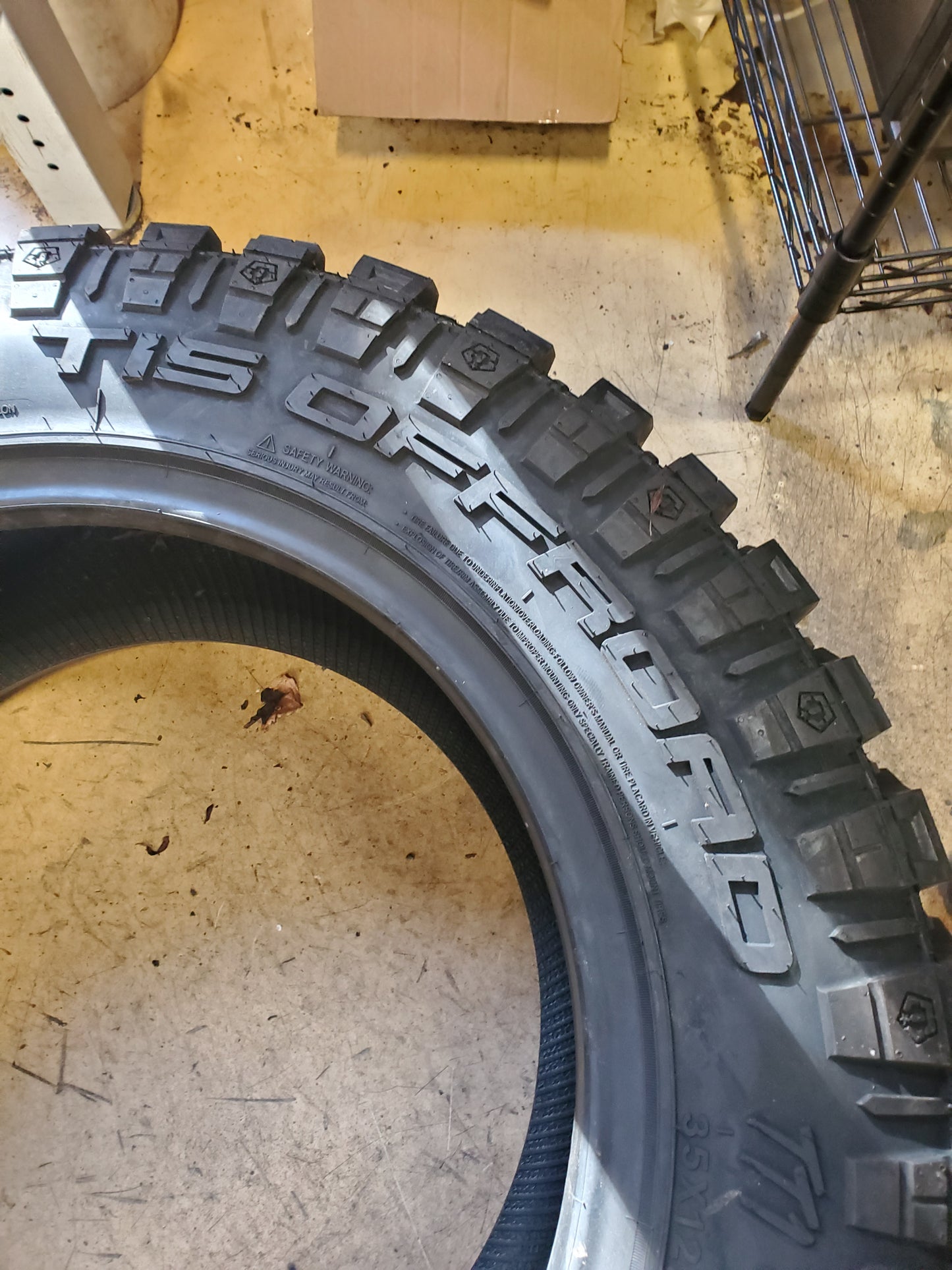 HERCULES TIS OFFROAD TT1 BSW LT 35 12.5 20 125Q 12PLY MUD TIRE 98527