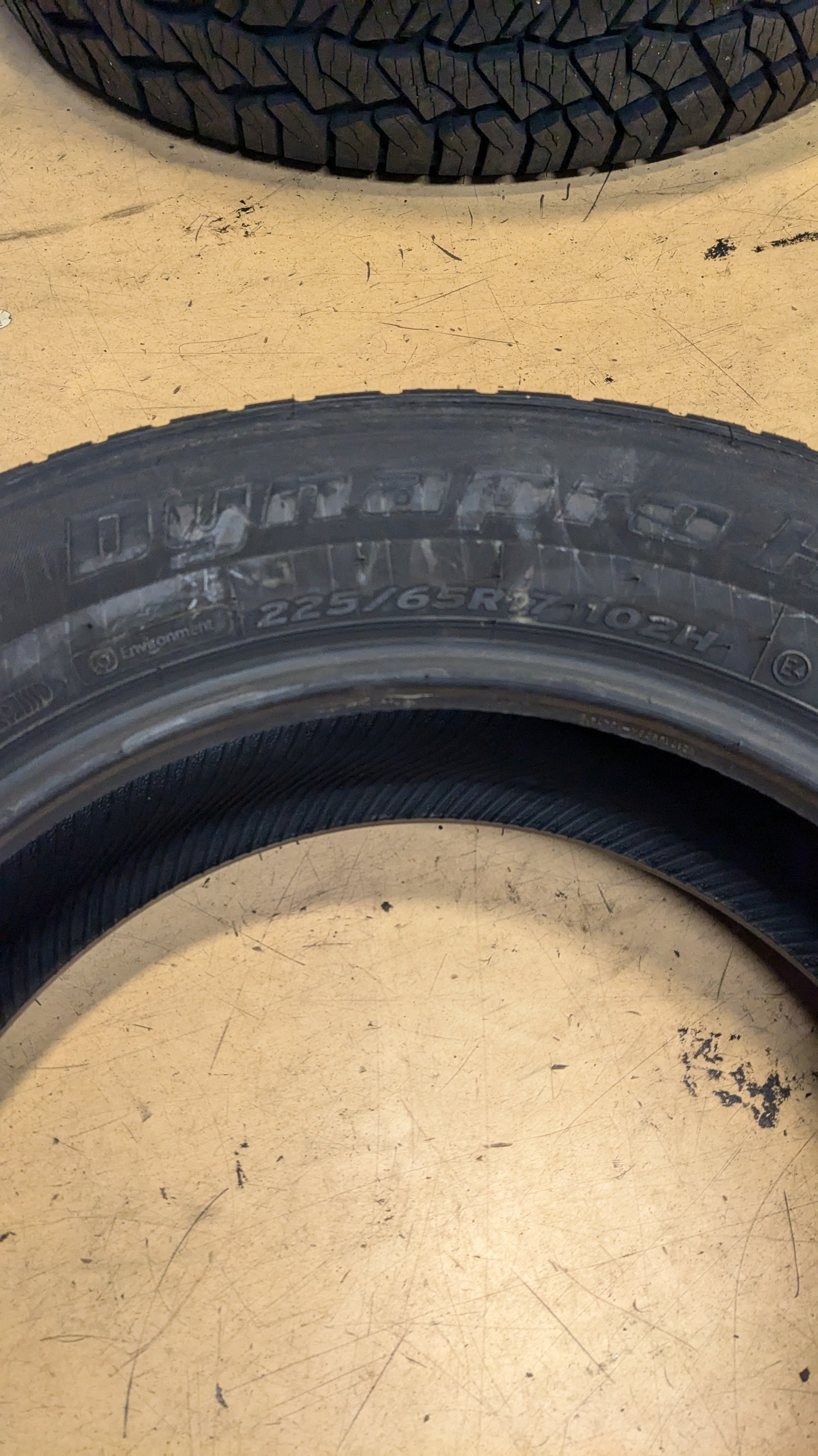 HANKOOK DYNAPRO HT BSW P 225 65 17 102H ALL SEASON TIRE 1014070