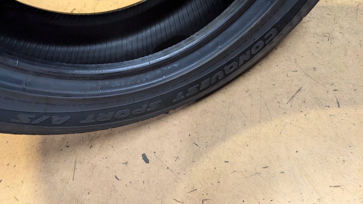 DUNLOP CONQUEST SPORT A/S BSW P 225 55 17 97V  UHP TIRE 264016708