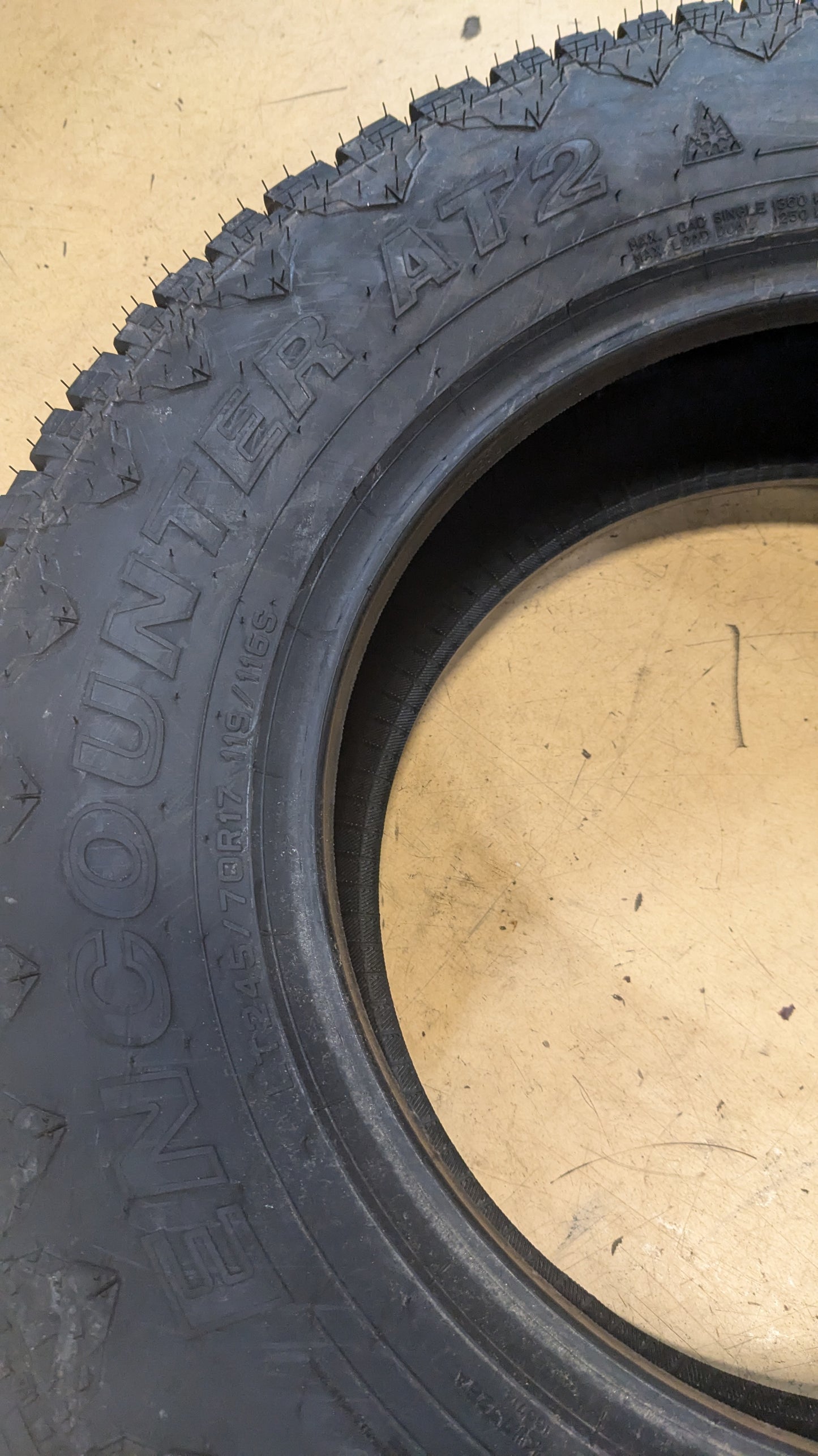 SUMITOMO ENCOUNTER AT2 BSW LT 245 70 17 119/116S 10PLY ALL TERRAIN TIRE AT270