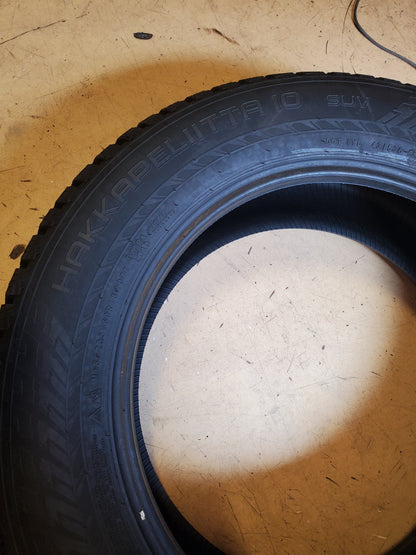 2 NOKIAN HAKKAPELIITTA 10 SUV STUDDED BSW P 235 60 18 107T XL WINTER TIRE TS32490