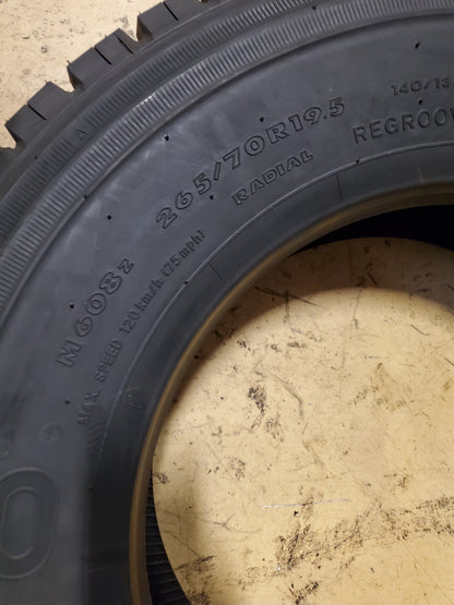 TOYO M 608Z BSW 265 70 19.5 140/138L 14PLY COMMERCIAL TIRE 556190