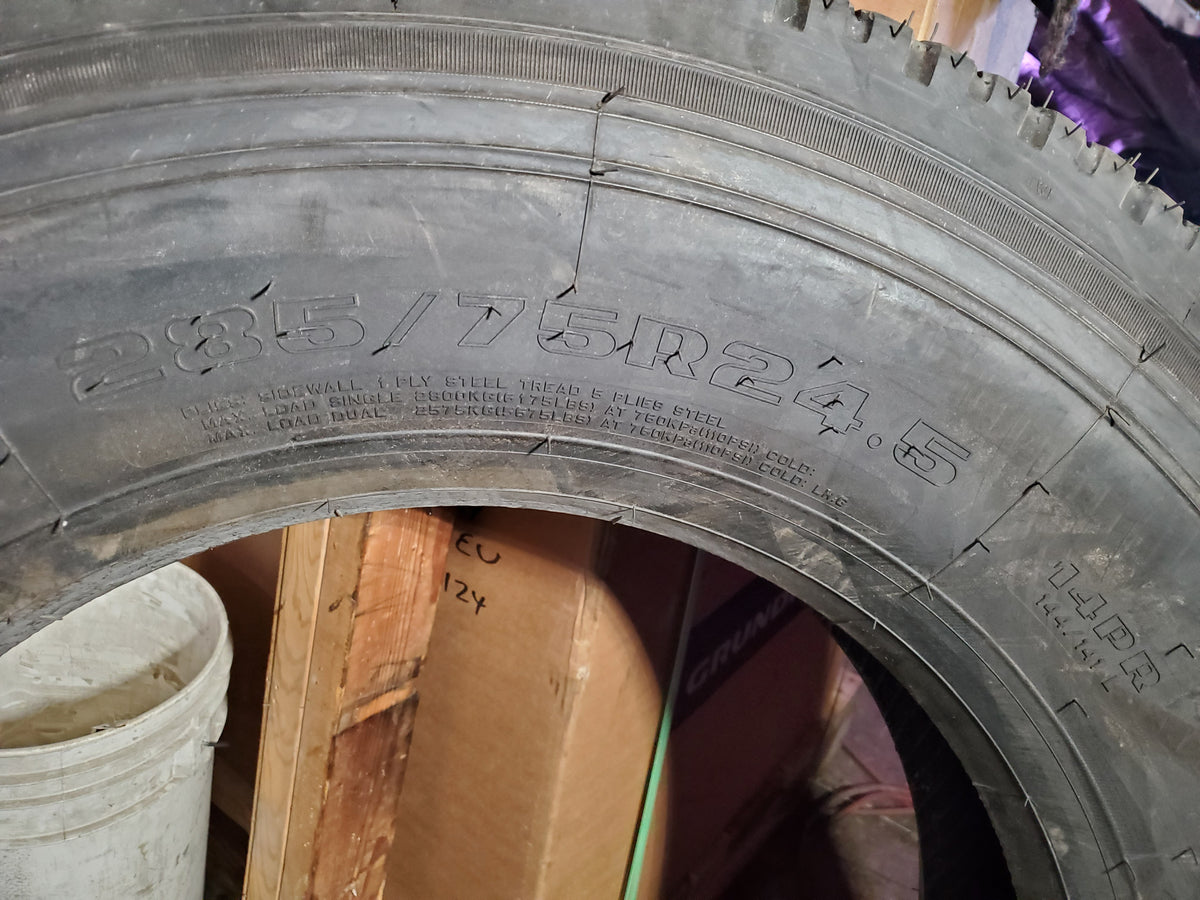 GLADIATOR QR99PD BSW LT 285 75 24.5 144/141L 14PLY DRIVE TIRE 1933218455