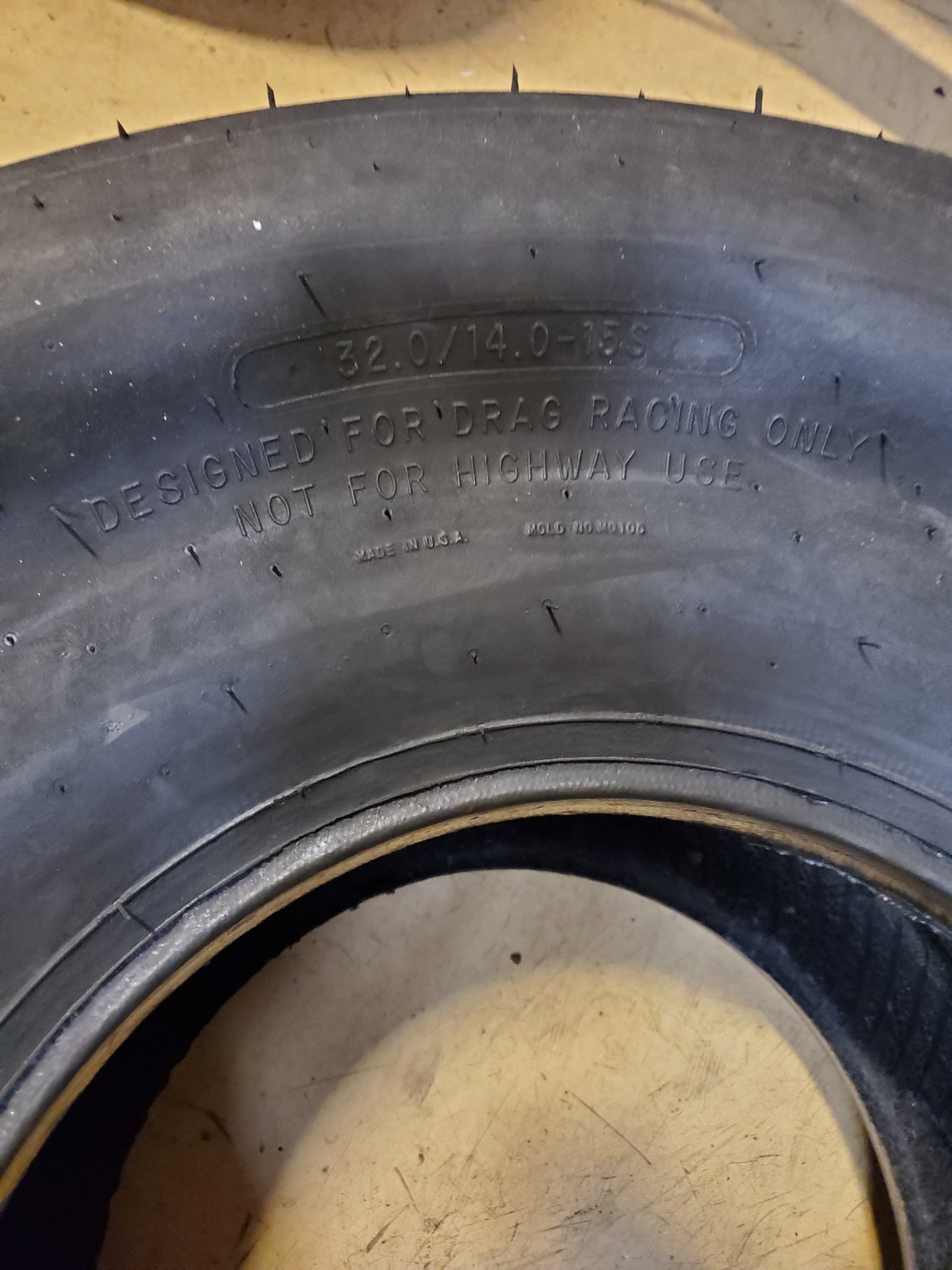 MICKEY THOMPSON ET DRAG BSW 32 14 15S DRAG SLICK TIRE 6729558