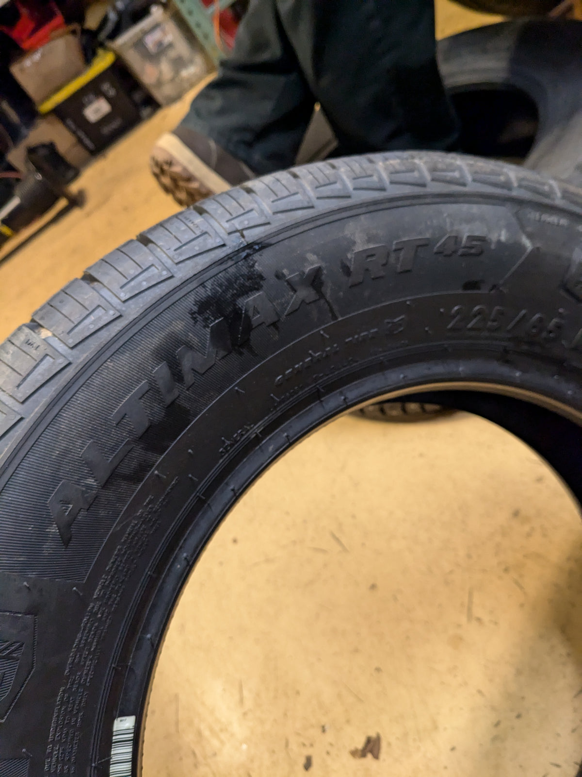 GENERAL ALTIMAX RT45 P 225 65 16 100H SL ALL SEASON TIRE 15576500000