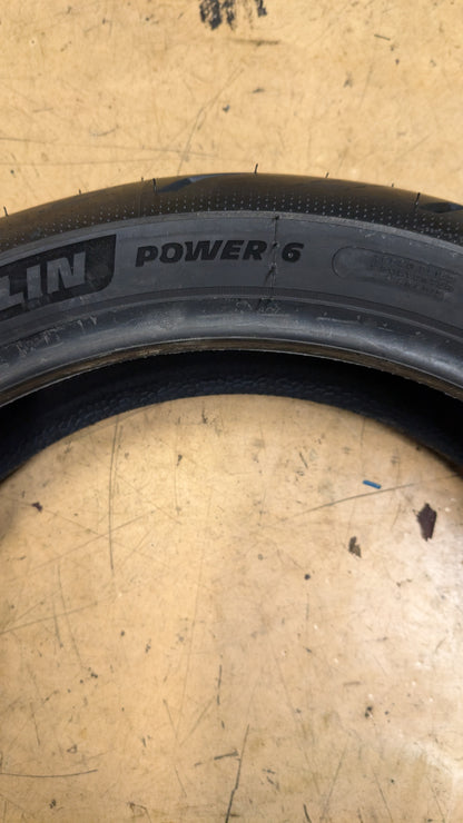 MICHELIN POWER 6 BSW P 180 55 17 73W REAR MOTORCYCLE TIRE 08968