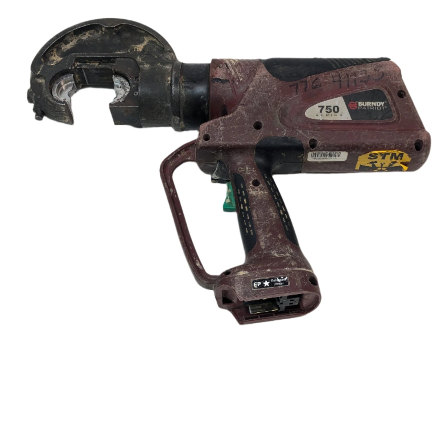 BURNDY PATRIOT 12-TON HYDRAULIC CRIMPER 3.0AH 18V LI-ION PAT750LI