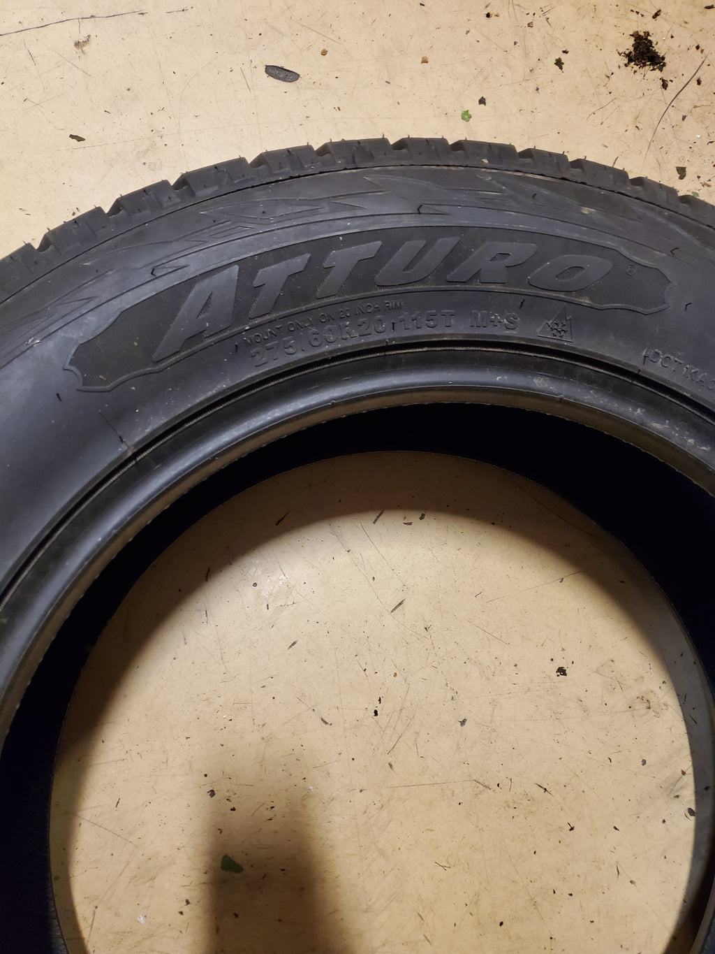 ATTURO TRAIL BLADE A/T BSW P 275 60 20 115T ALL TERRAIN TIRE 16025