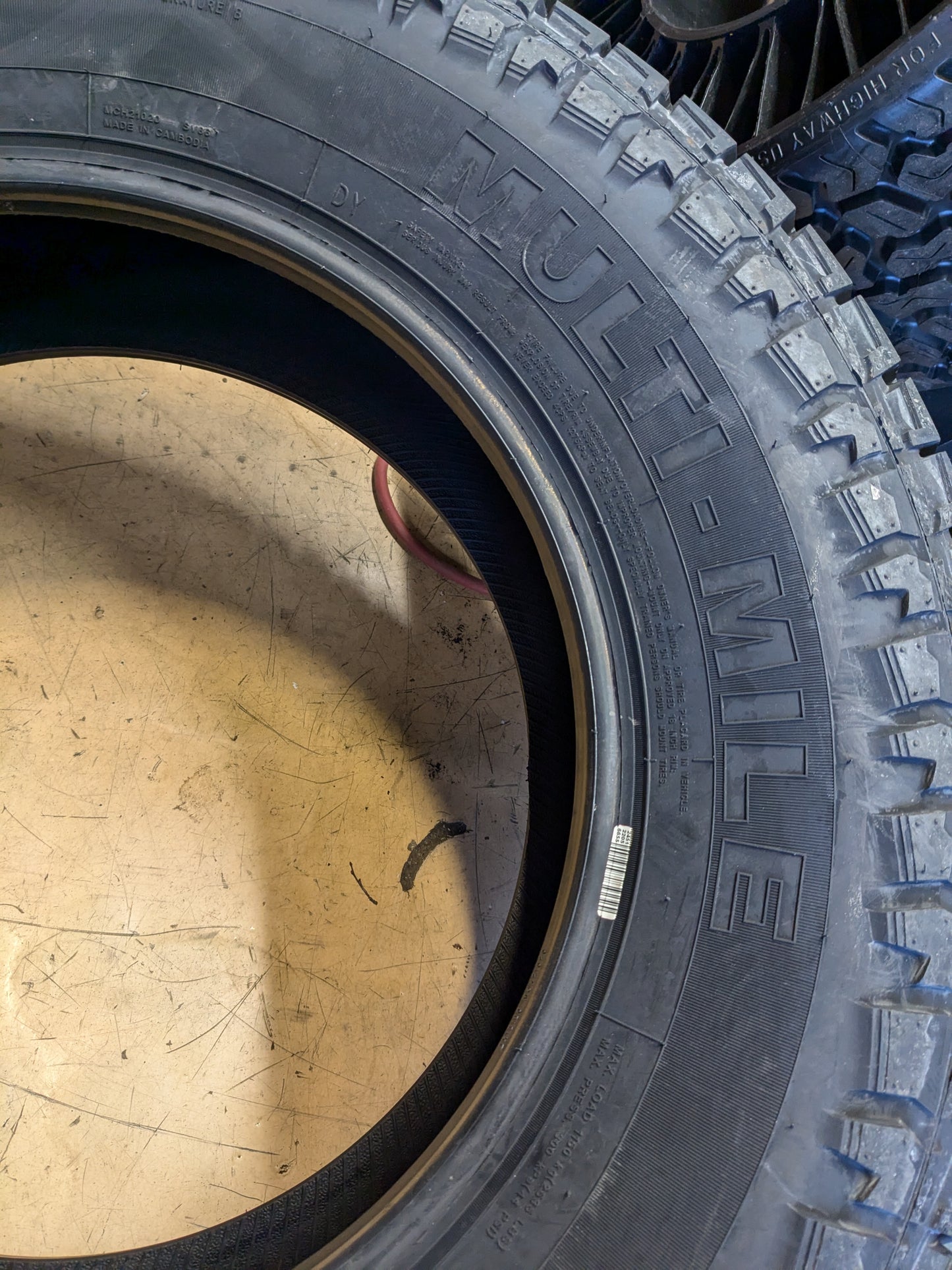 2 MULTI-MILE WILD COUNTRY XTX AT4S BSW P 255 70 18 113T ALL TERRAIN TIRE MM-XTA52