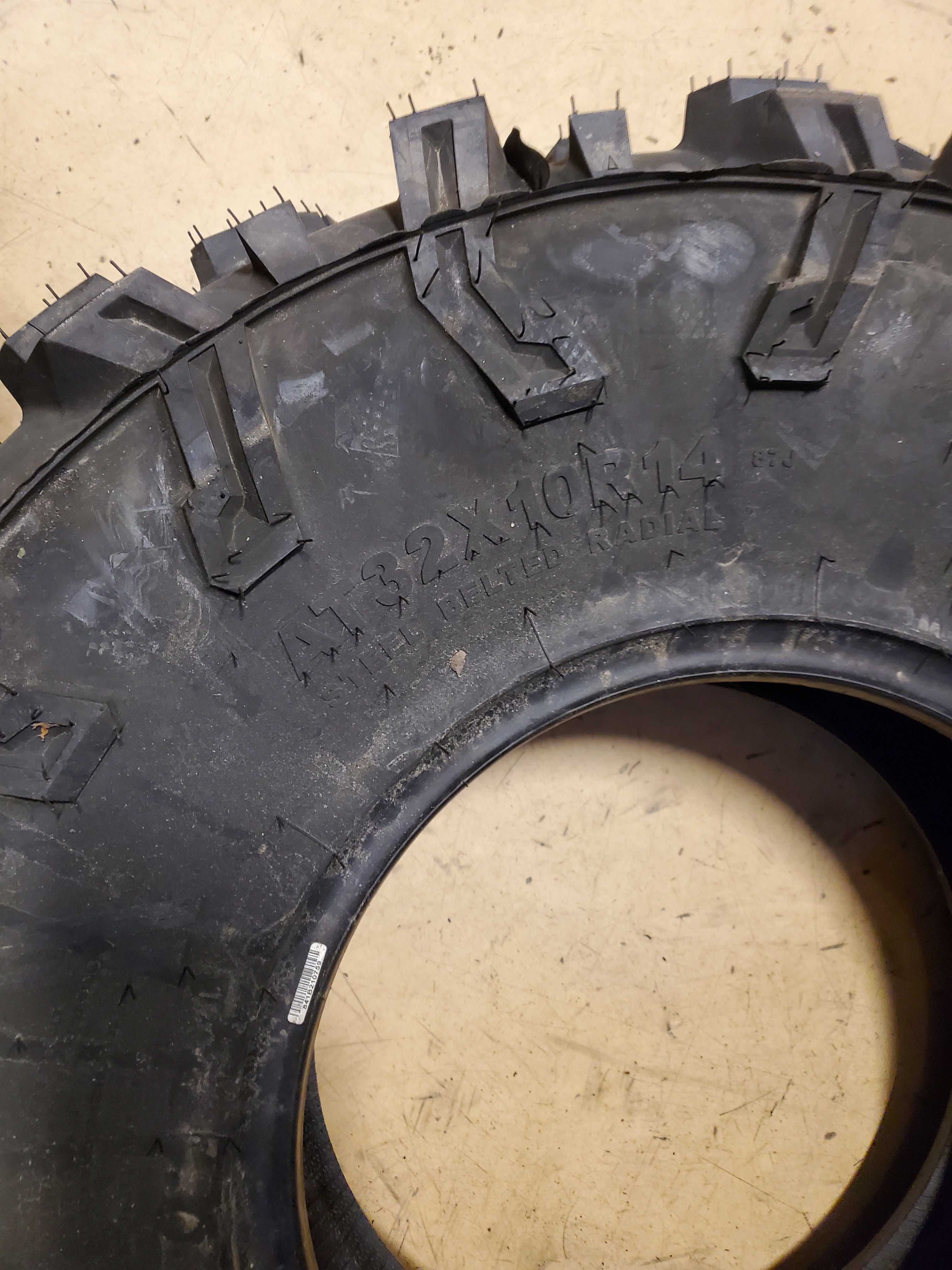 NOS STI ROCTANE X2 BSW AT 32 10 14 87J 10PLY ATV/UTV TIRE HLRTST321014