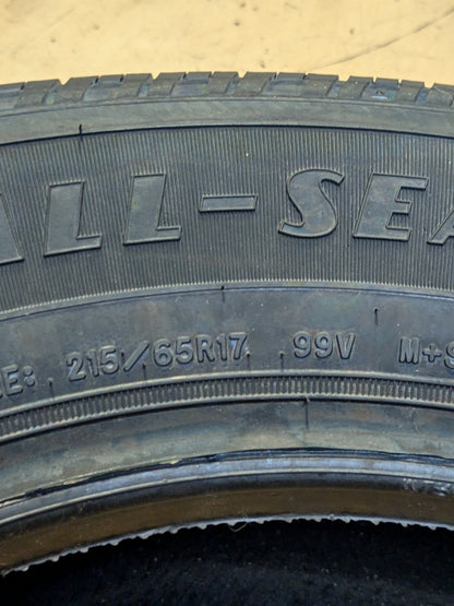GOODYEAR RELIANT BSW P 215 65 17 99V ALL SEASON TIRE 682066597