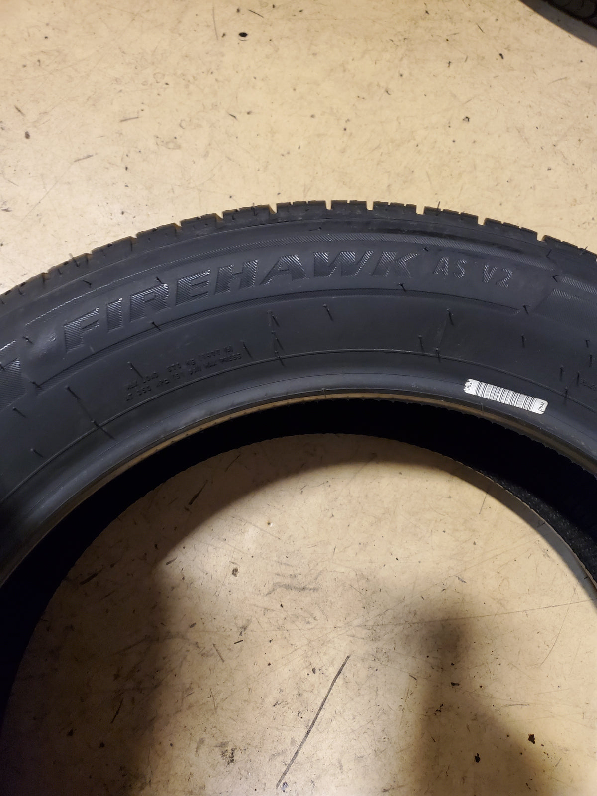 FIRESTONE FIREHAWK A/S V2 BSW P 215 55 17 94V UHP TIRE 008230