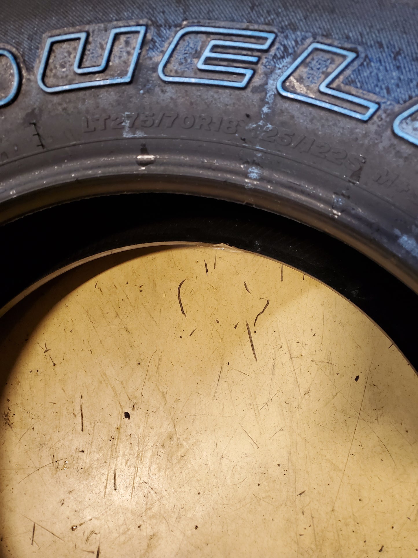 BRIDGESTONE DUELER A/T REVO 3 OWL LT 275 70 18 125/122S 10PLY TIRE 000027