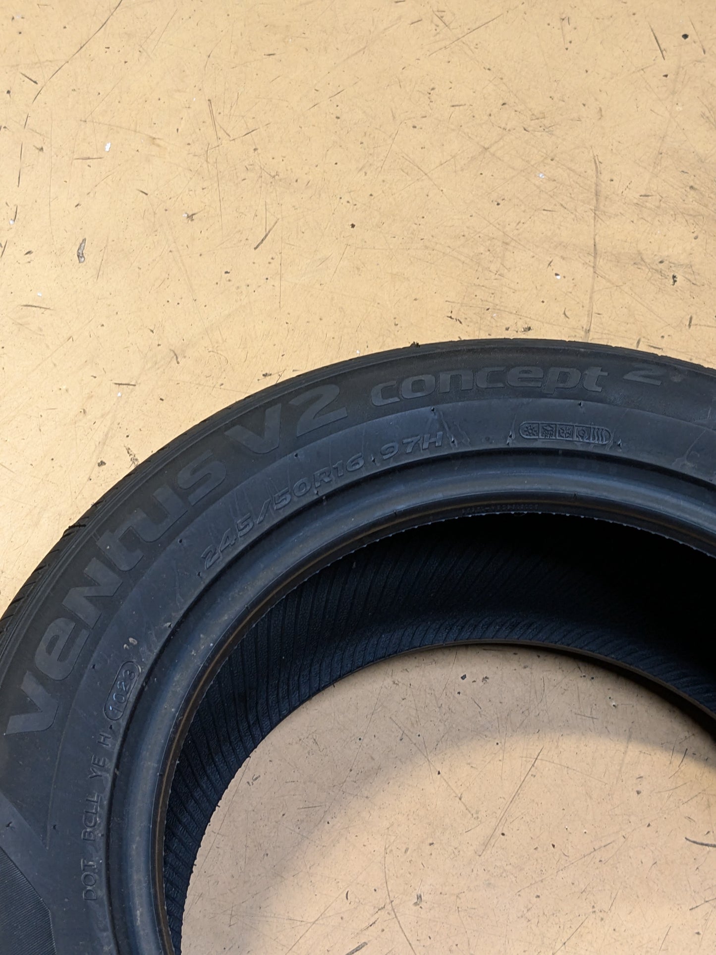 HANKOOK VENTUS V2 CONCEPT 2 H457 P 245 50 16 97H SL ALL SEASON TIRE 1014372