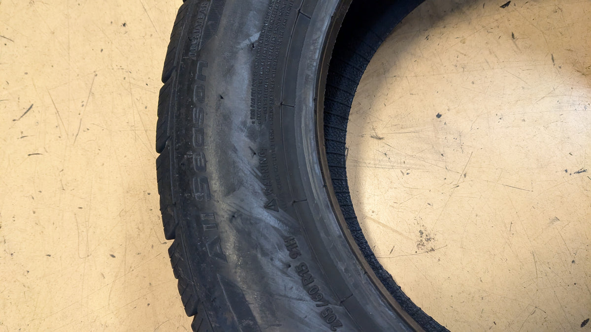 BFGOODRICH ADVANTAGE CONTROL ALL SEASON BSW P 205 60 15 91H SL TIRE 97977
