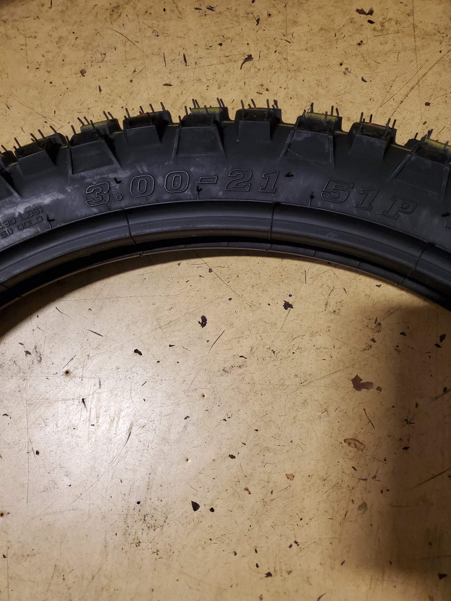 IRC TRAILS GP-21F BSW  3 21 51P FRONT MOTORCYCLE TIRE T10331