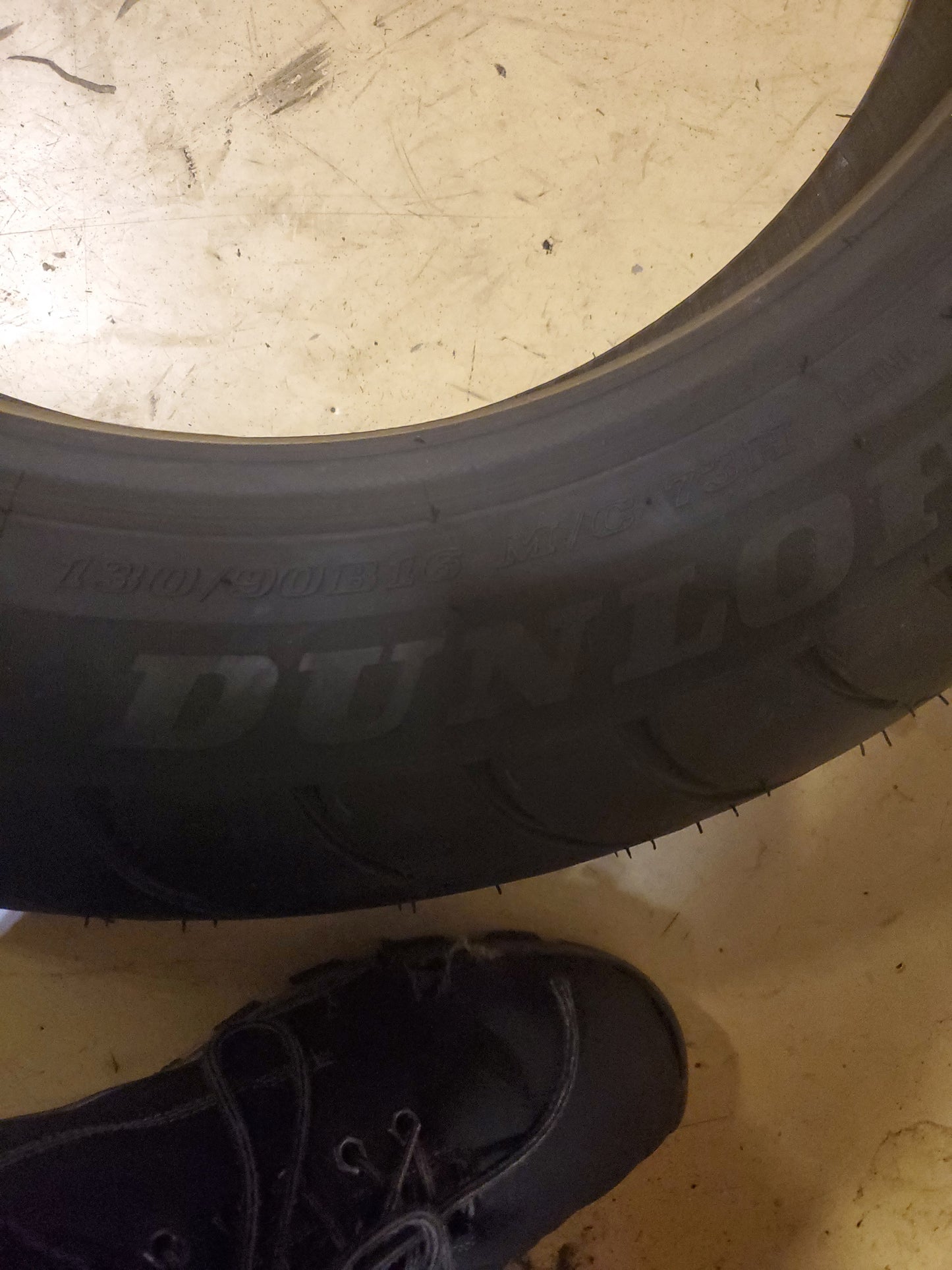DUNLOP ELITE 4 BSW  130 90 16 73H FRONT MOTORCYCLE TIRE 45119516