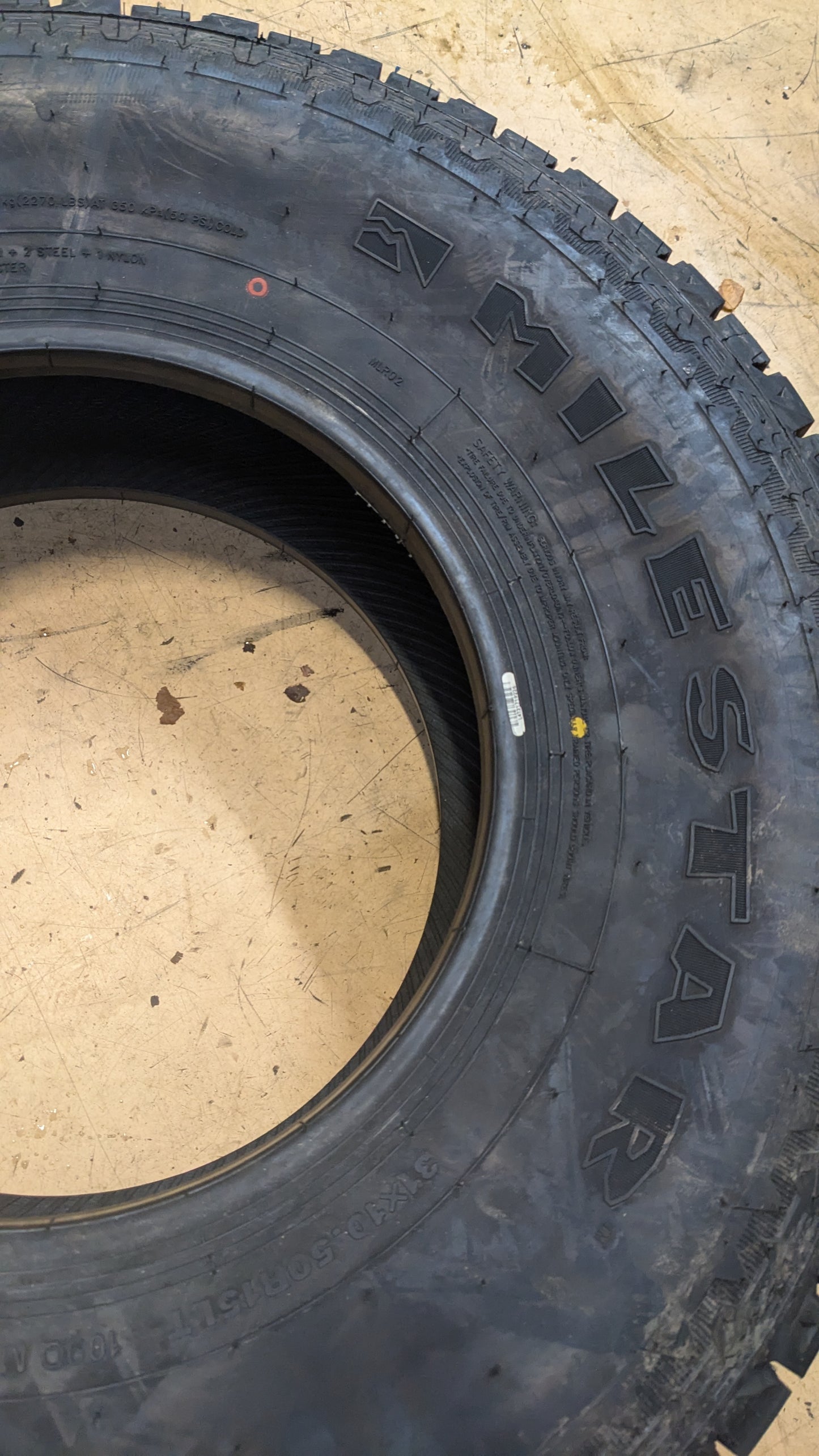 MILESTAR  PATAGONIA  A/T R BSW LT 31 10.5 15 109Q 6PLY ALL TERRAIN TIRE 22285028