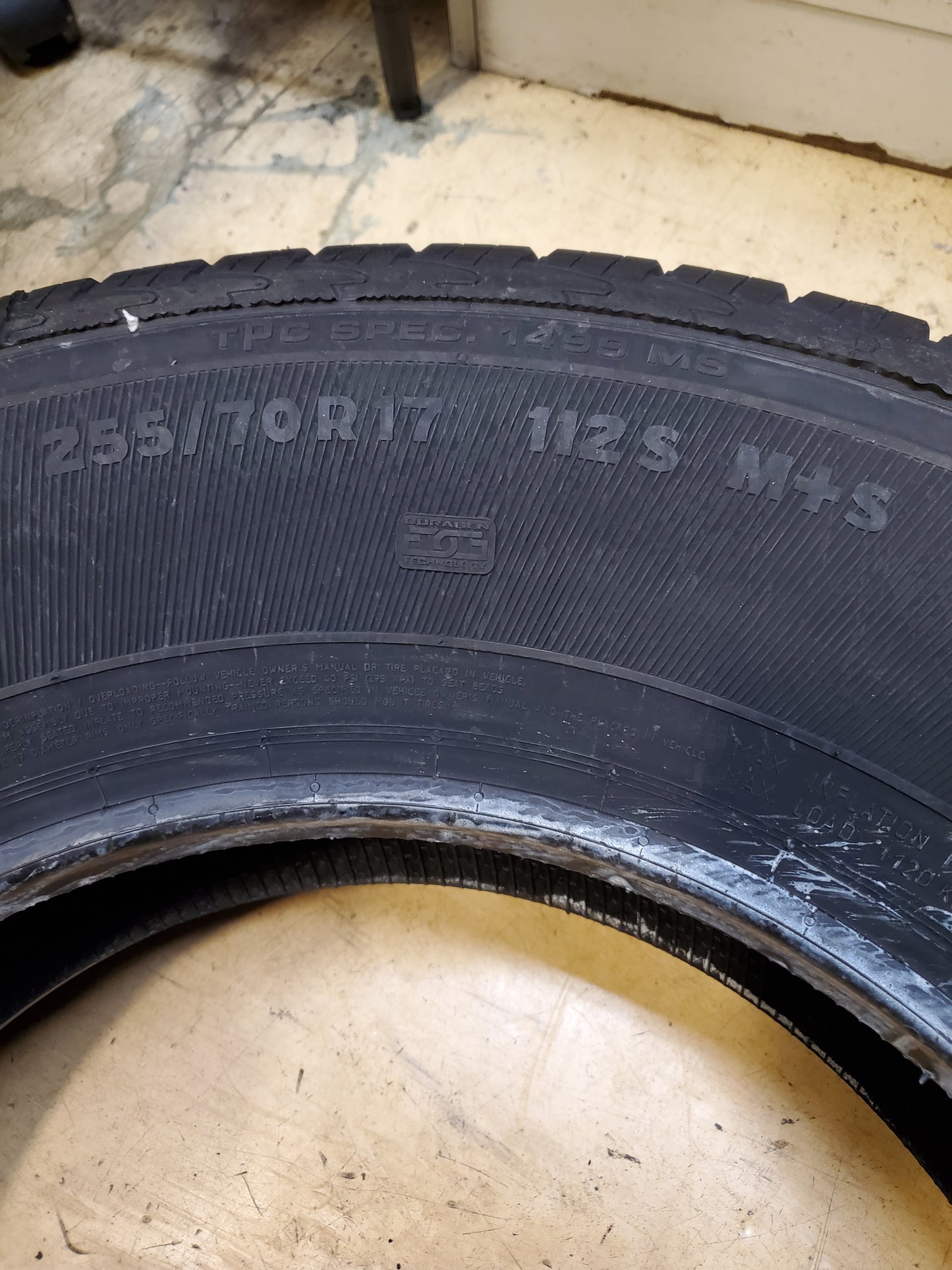 2 GENERAL GRABBER HTS BSW P 255 70 17 112S ALL SEASON TIRE 04509000000