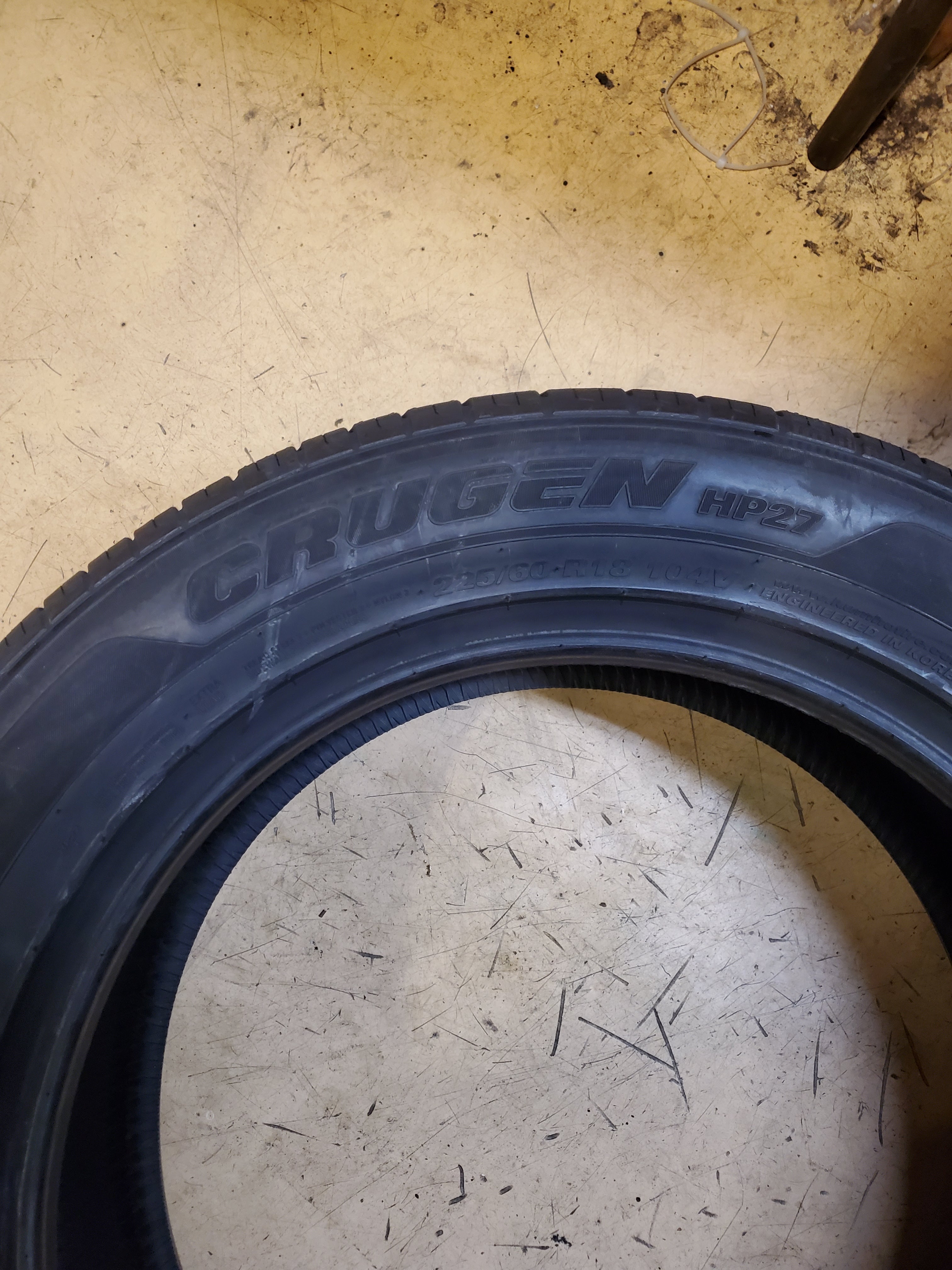 KUMHO CRUGEN HP27 BSW P 225 60 18 104V XL ALL SEASON TIRE 2346223