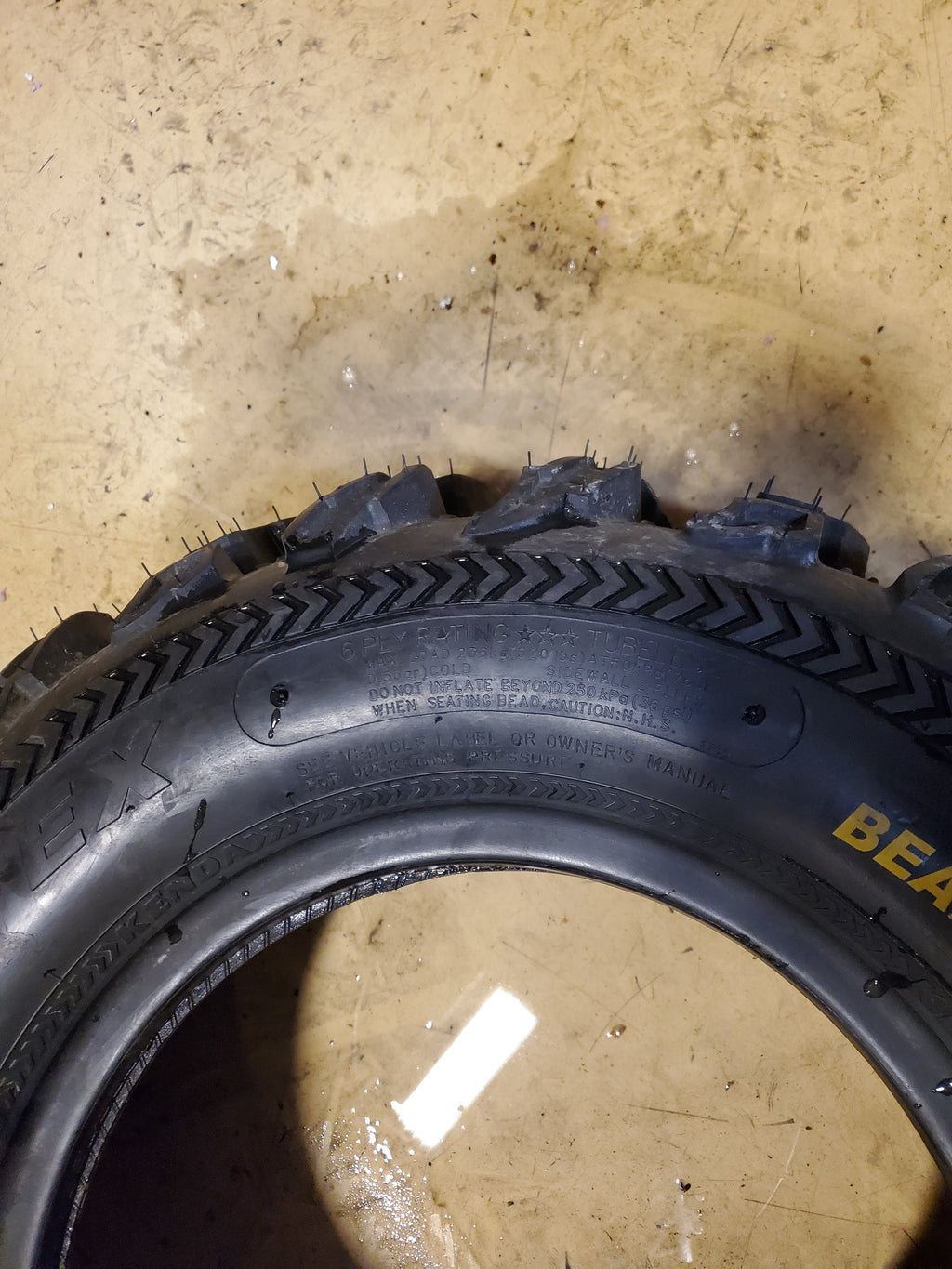 NOS KENDA BEAR CLAW EX BSW AT 26 12 12 6PLY ATV/UTV TIRE 252W2033X2