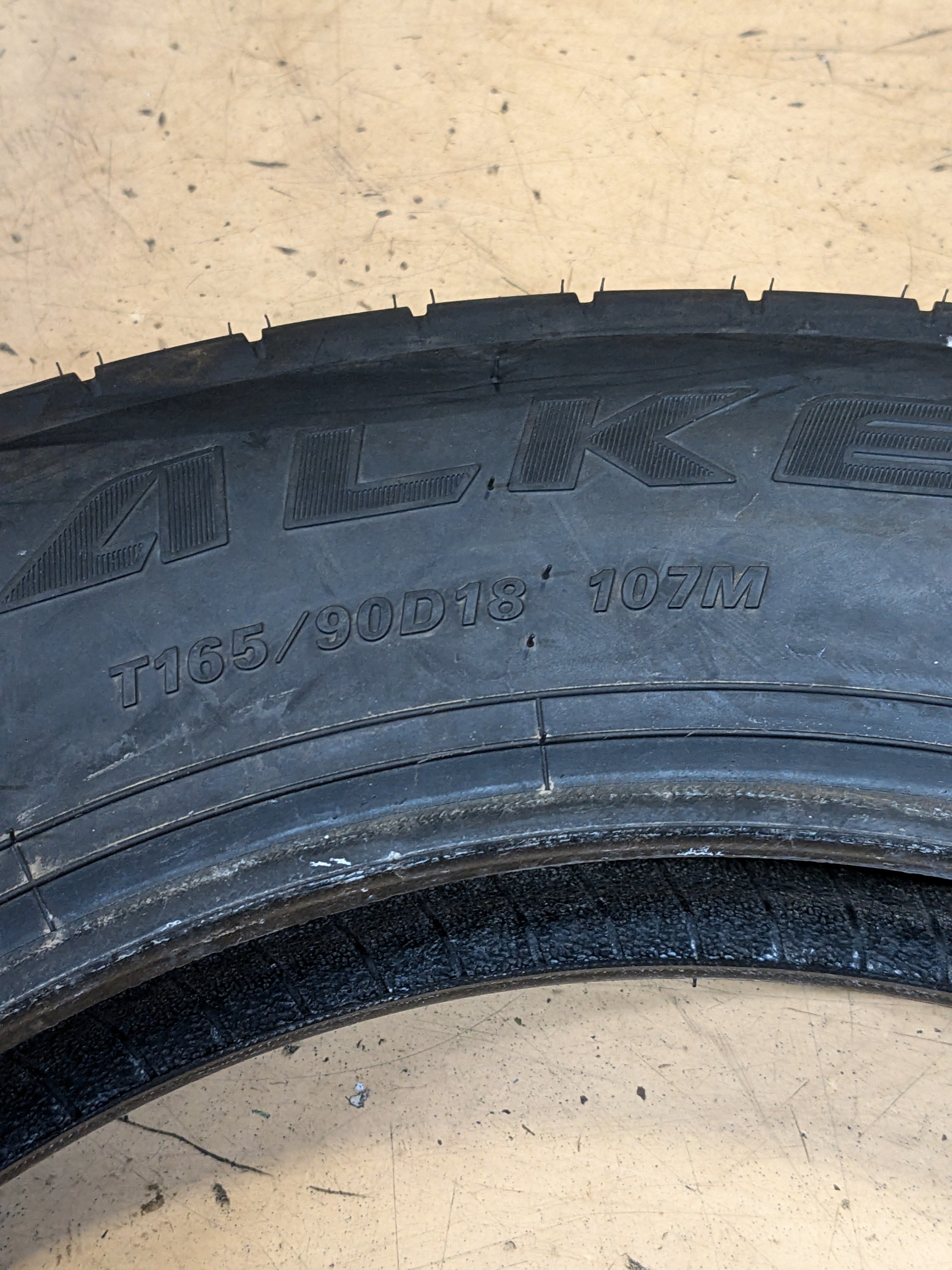 FALKEN FK-090 165 90 18 107M TEMPORARY SPARE TIRE 59000220