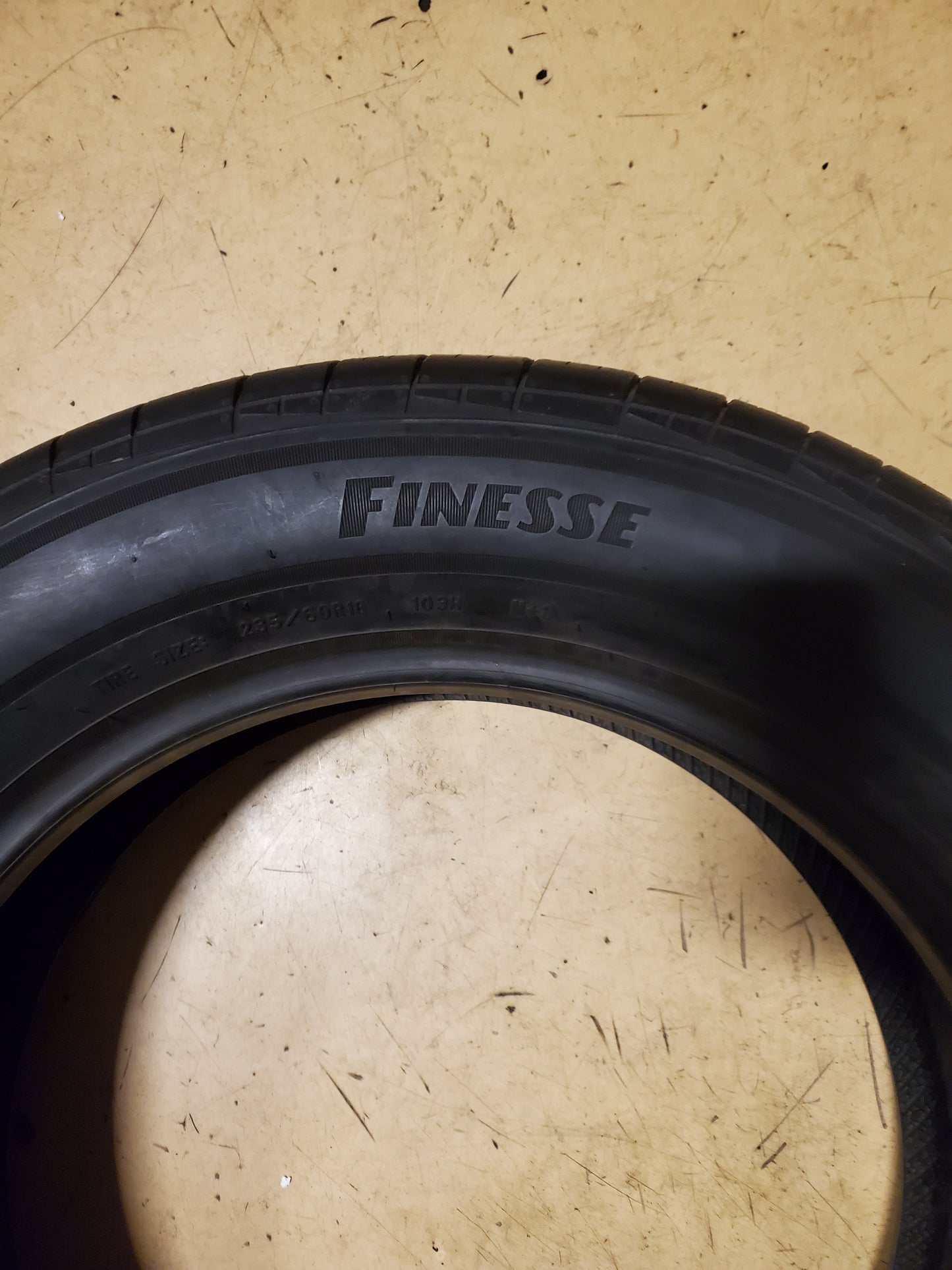 2 GOODYEAR ASSURANCE FINESSE BSW P 235 60 18 103H ALL SEASON TIRE 681072566