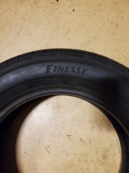 2 GOODYEAR ASSURANCE FINESSE BSW P 235 60 18 103H ALL SEASON TIRE 681072566