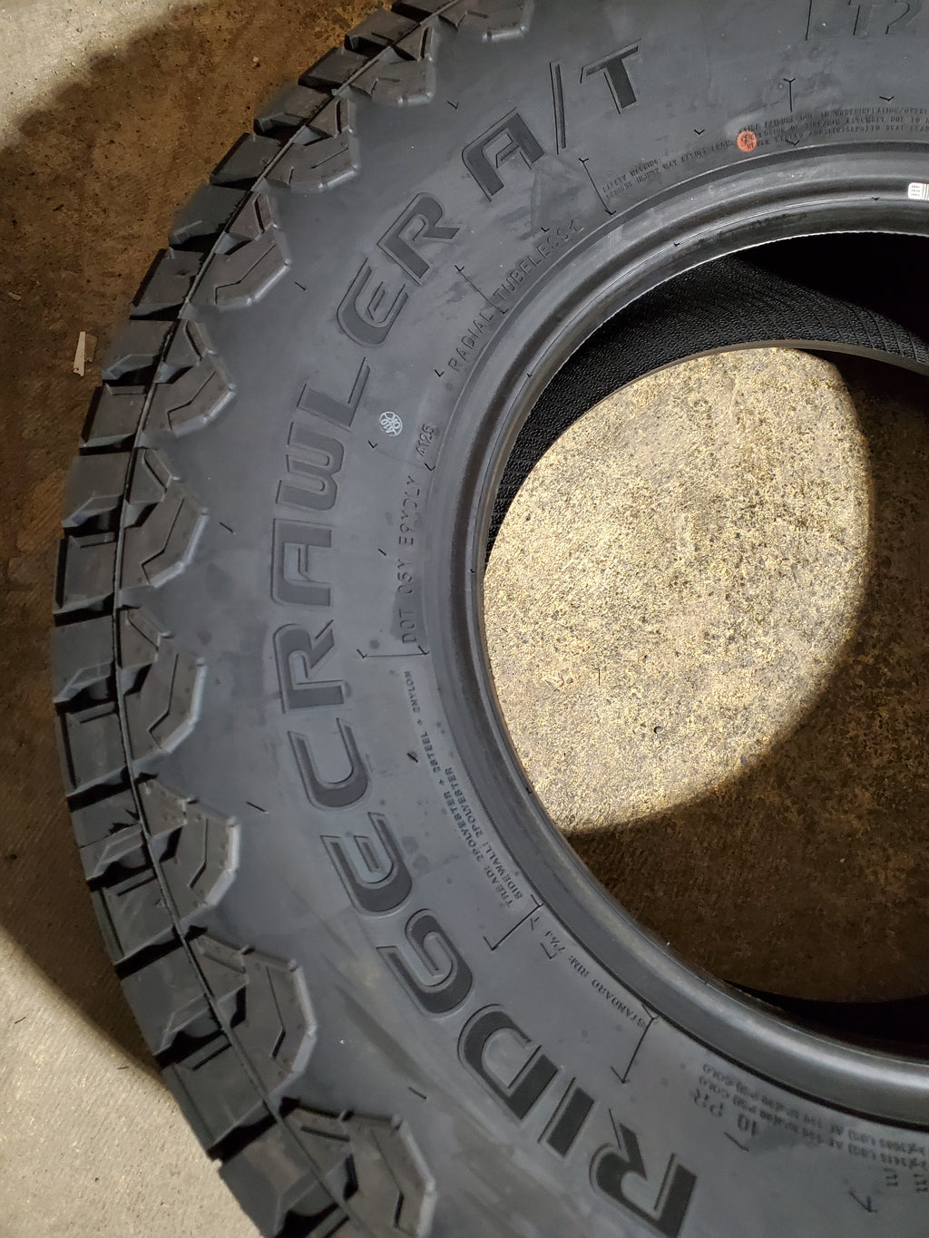 BLACKHAWK RIDGECRAWLER A/T BSW LT 265 75 16 123/120S 10PLY ALL TERRAIN TIRE 4120858V