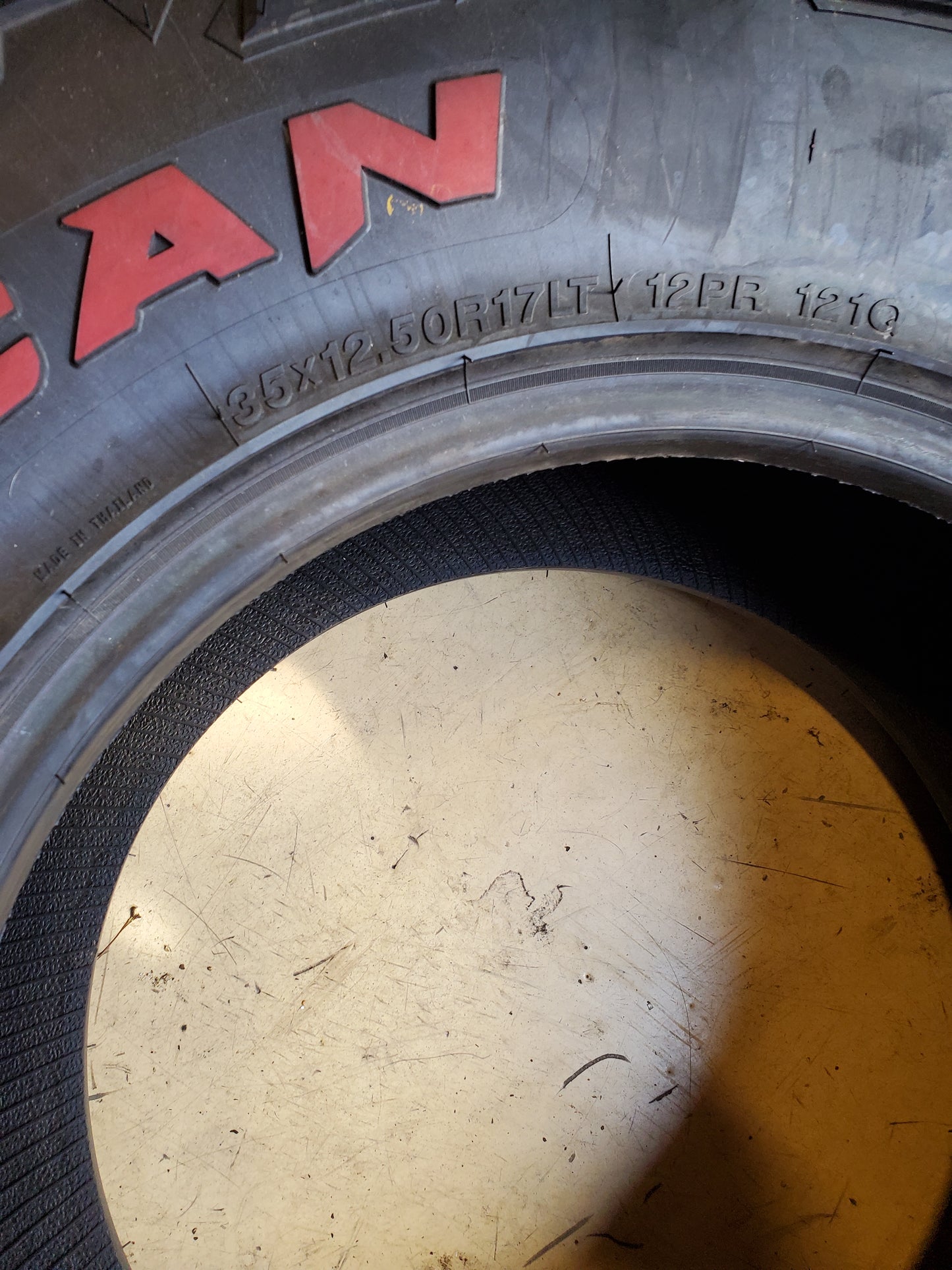 AMERICAN ROADSTAR R/T RRL LT 35 12.5 17 121Q 12PLY RUGGED TIRE ARSRT05