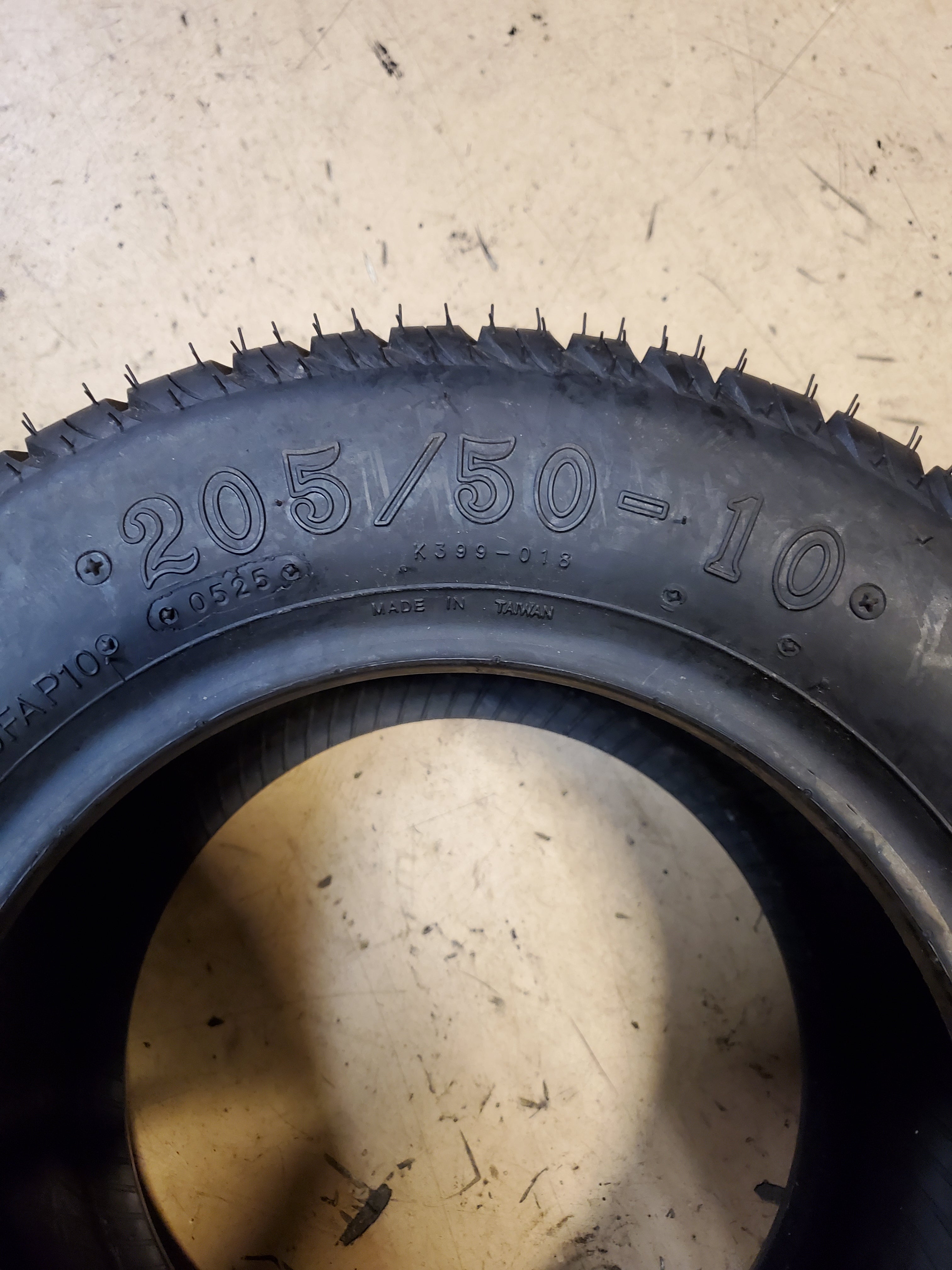 KENDA PRO TOUR BSW  205 50 10 4PLY GOLF TIRE 103991025B1