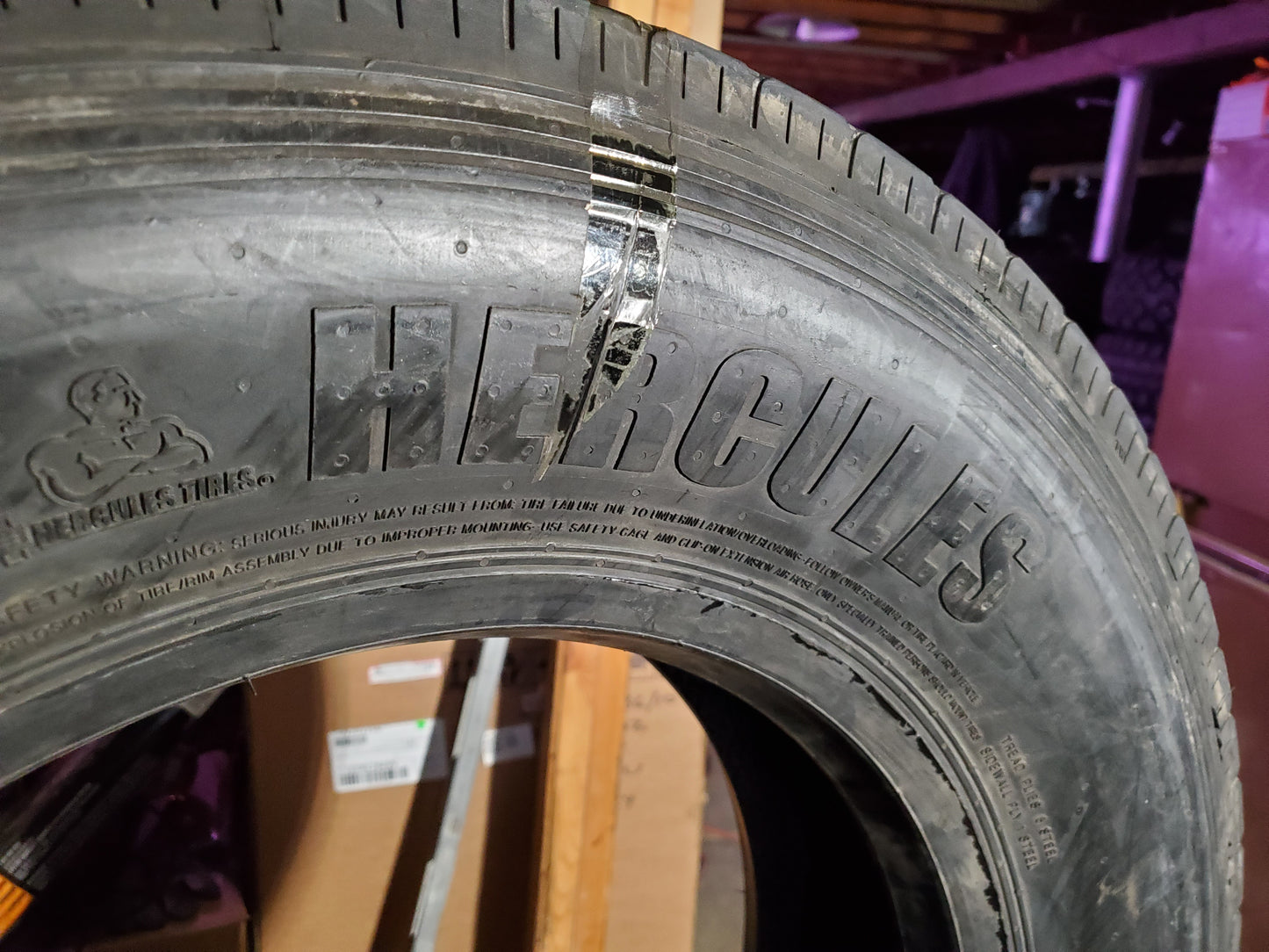 HERCULES STRONG GUARD HRA BSW LT 245 70 19.5 133/131L 14PLY COMMERCIAL TIRE 95324