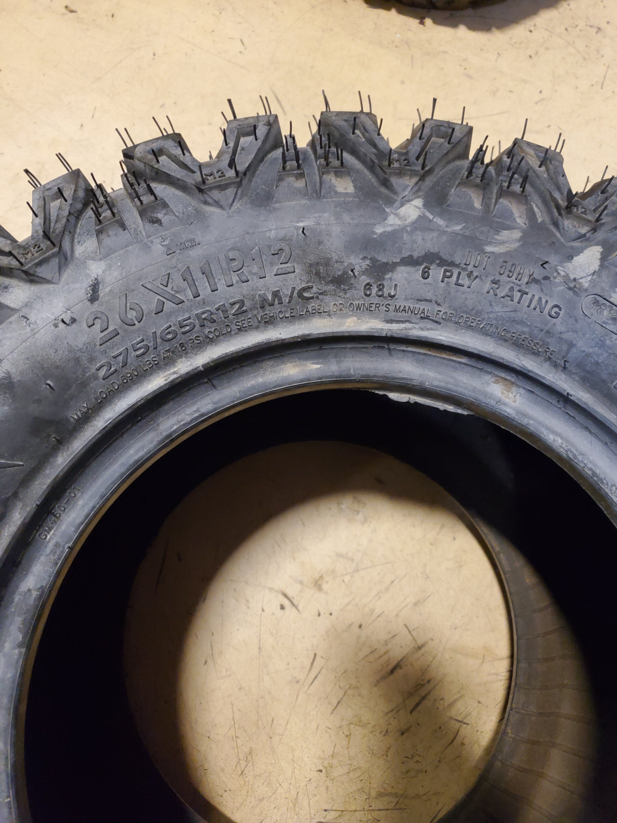 AMS M2 EVIL BSW 26 11 12 68J 6PLY ATV/UTV TIRE 03201193