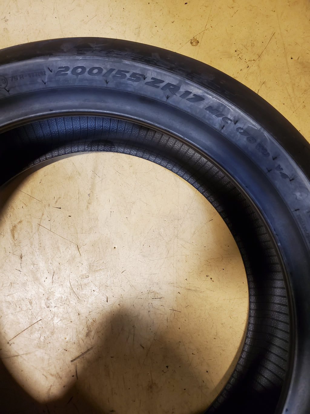 PIRELLI DIABLO SUPERCORSA V4 BSW  200 55 17 78W REAR MOTORCYCLE TIRE 4123500