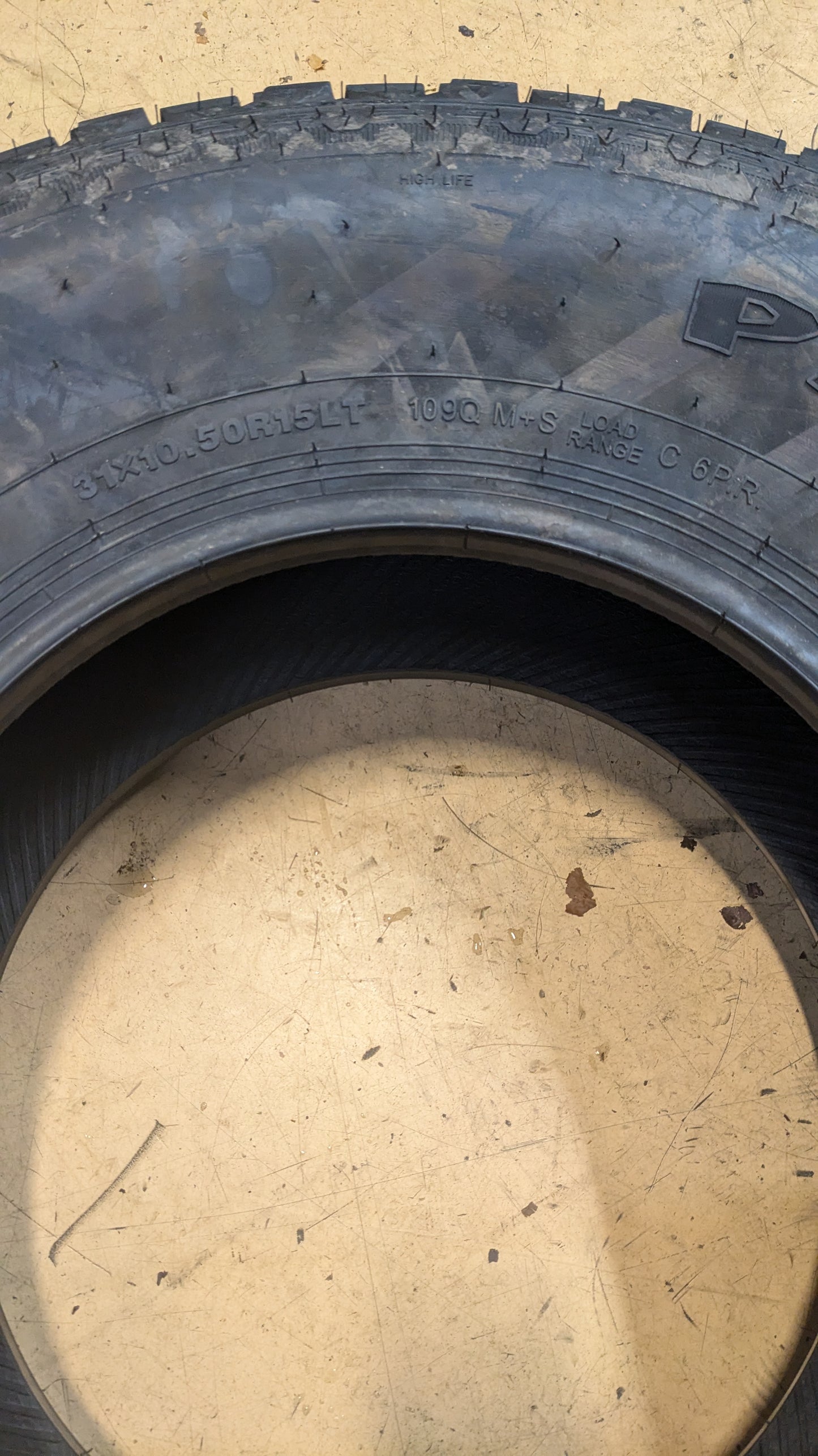 MILESTAR  PATAGONIA  A/T R BSW LT 31 10.5 15 109Q 6PLY ALL TERRAIN TIRE 22285028