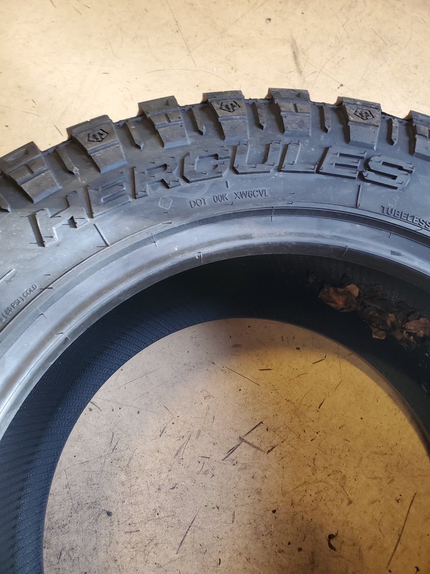 HERCULES TIS OFFROAD TT1 BSW LT 35 12.5 20 125Q 12PLY MUD TIRE 98527