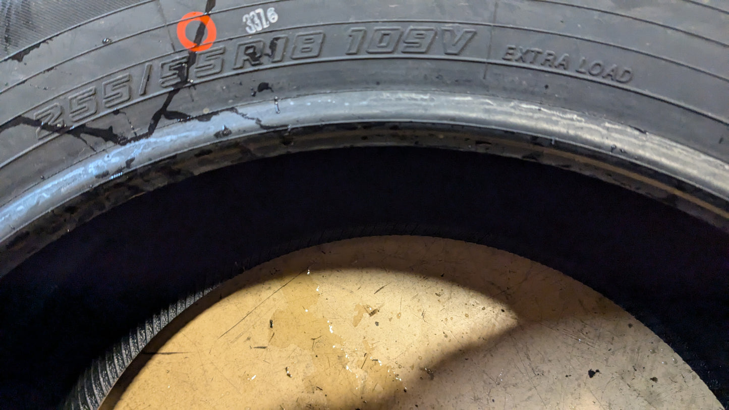 YOKOHAMA GEOLANDER CV G058 BSW P 255 55 18 109V XL ALL SEASON TIRE 110105833