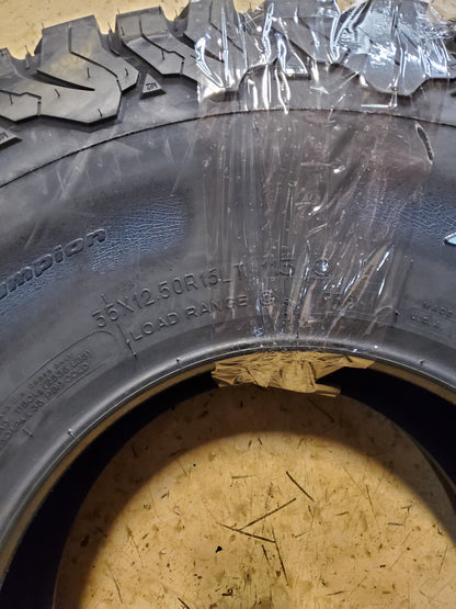 BFGOODRICH ALL-TERRAIN T/A KO2 BSW LT 35 12.5 15 113Q 6PLY TIRE 33572