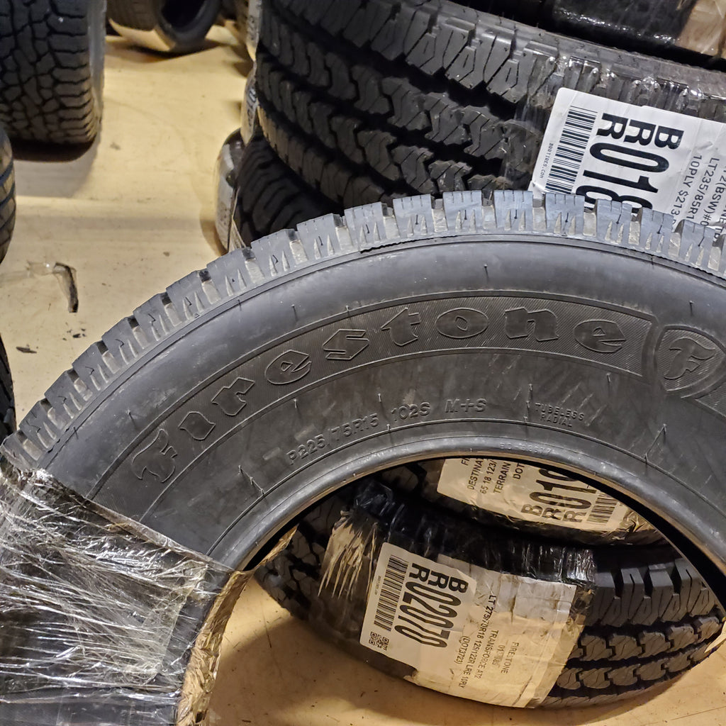 FIRESTONE WINTERFORCE 2 UV P 225 75 15 102S SL SNOW WINTER TIRE 148419