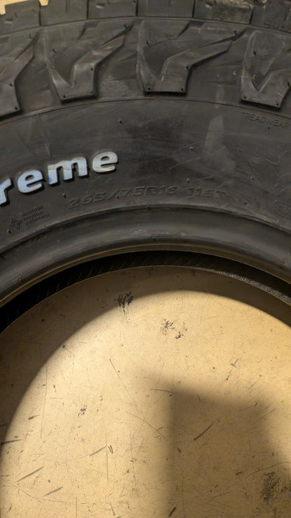 HANKOOK DYNAPRO AT2 XTREME RWL P 265 75 16 116T ALL TERRAIN TIRE 1029793