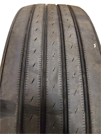 (KSL ONLY) 2 USED 13/32" TOYO M177 BSW  285 75 24.5 147/144L 16PLY STEER TIRE 547170