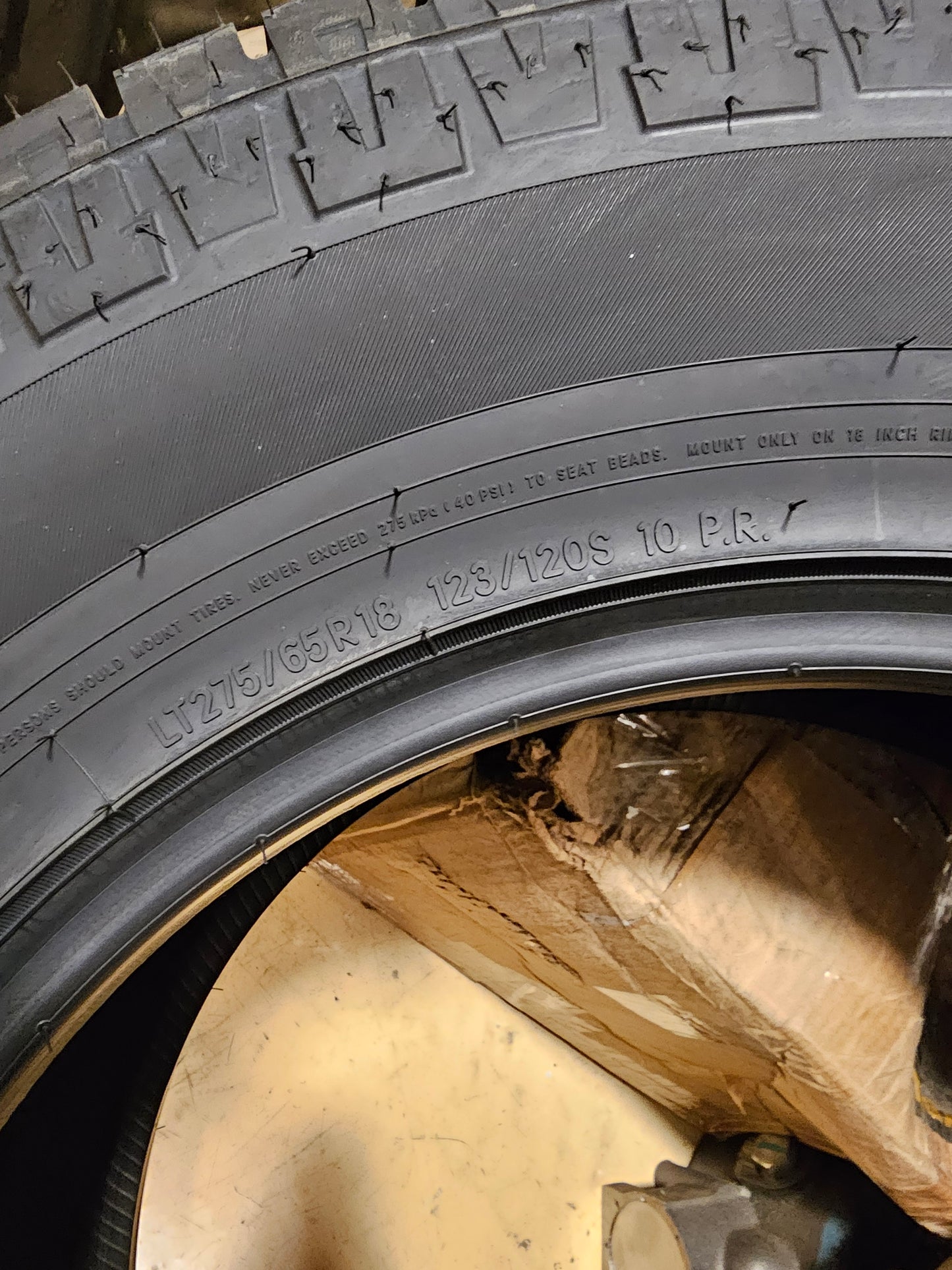 2 TOYO CELSIUS CARGO LT 275 65 18 123/120S LRE 10 PLY ALL WEATHER TIRE 238550