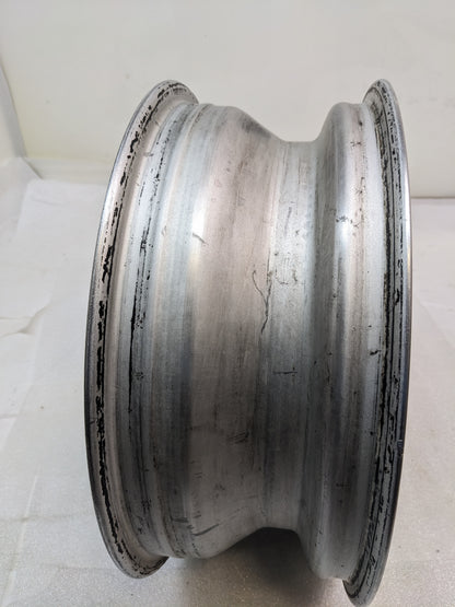 FUCHSFELGE 16X6 16X7 SET OF FOUR WHEELS FOR PORSCHE 991 BLACK SATIN CENTER W/ SILVER ANODIZED LIP USED B2