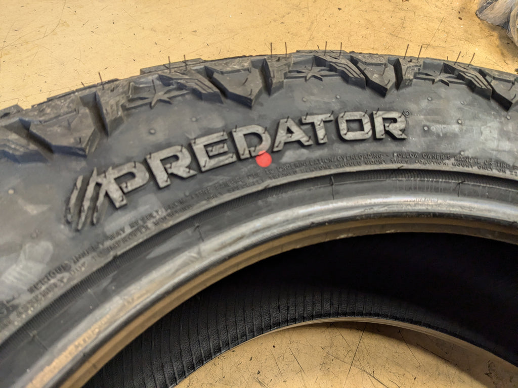 PREDATOR NEW MUTANT X-AT BSW LT 285 55 22 124/121S E ALL TERRAIN TIRE PRXAT69